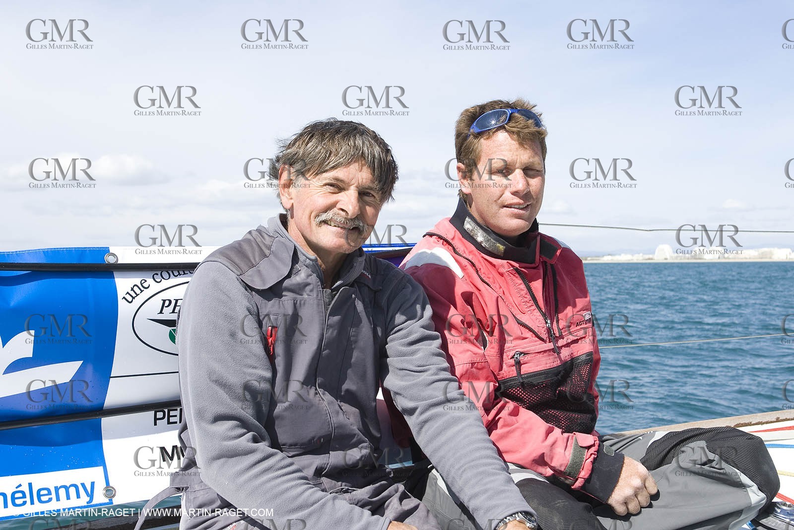 27 03 08- La Grande Motte- (FRA,34) Transat AG2R 2008- Jean-Paul Mouren- Laurent Pellecuer