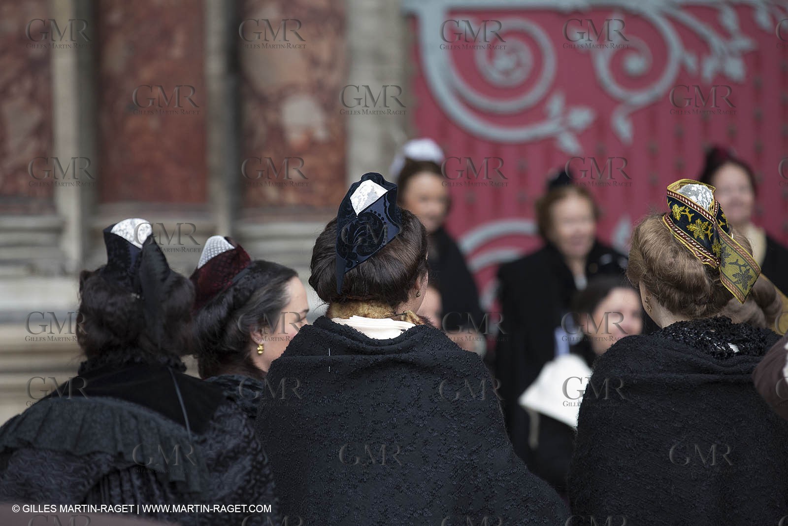 13 01 2012 - Marseille (FRA,13), Opening week-end for MP 2013, European capital of Culture, Traditional costumes from Provence