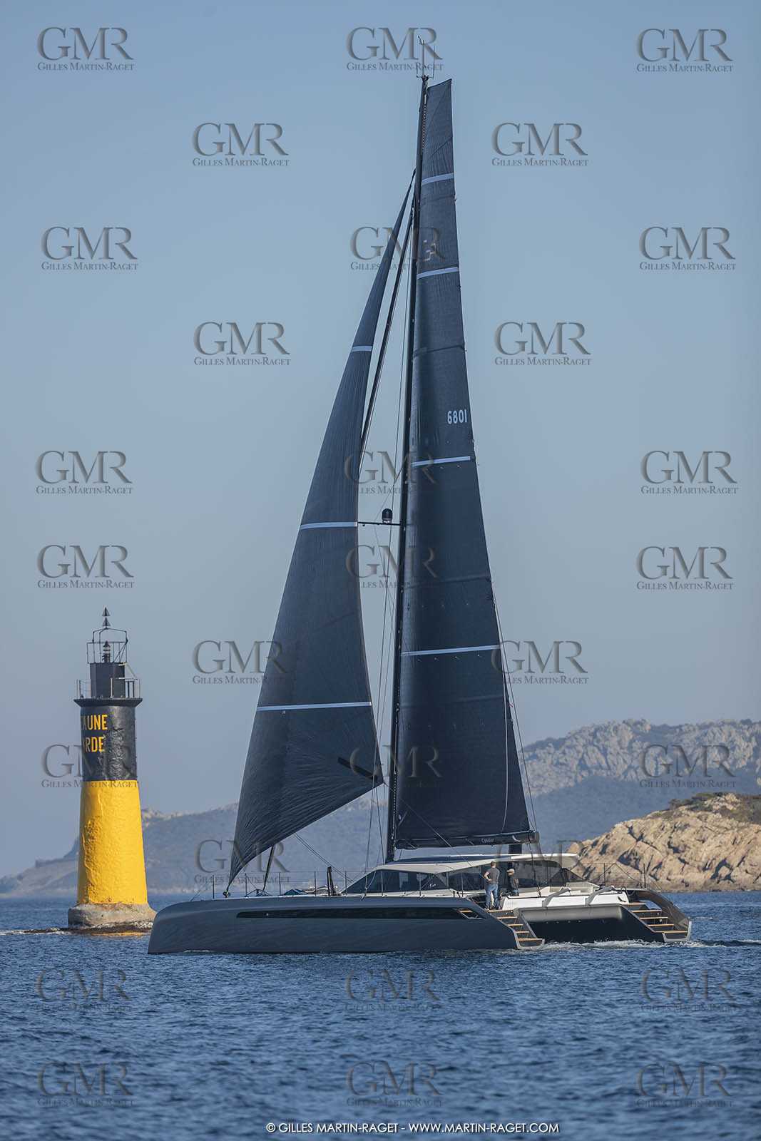 16 02 2019, Porquerolles (FRA,83), Gunboat 68 sail testing  3