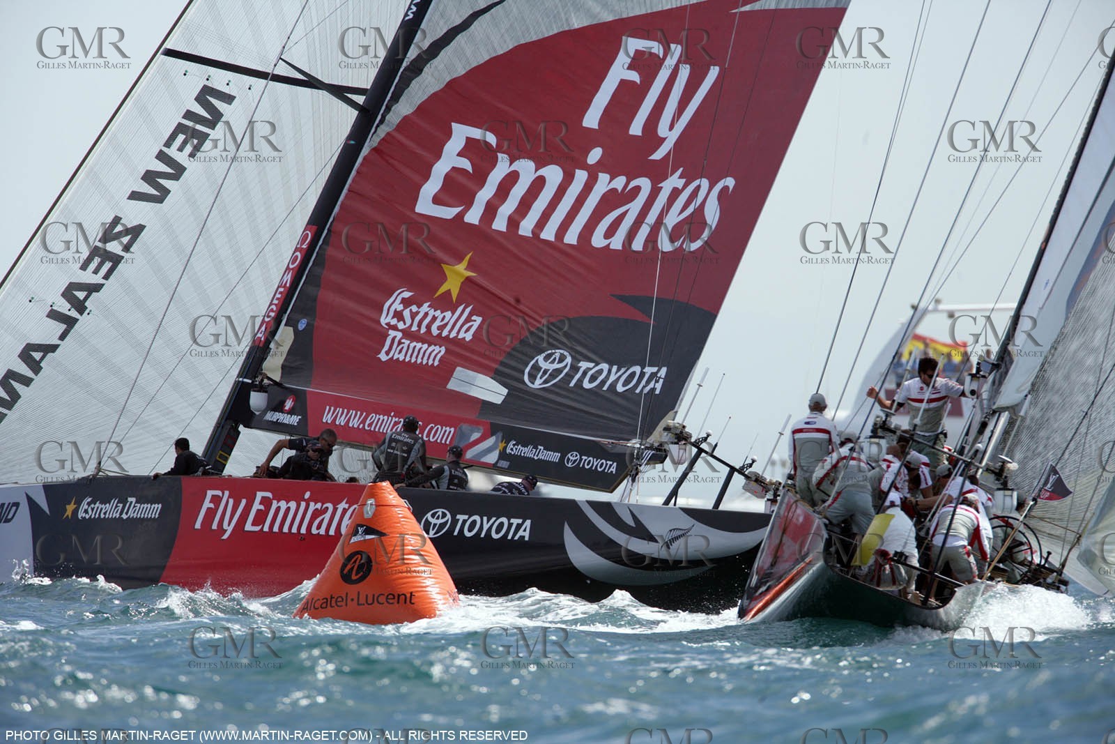 01 06 2007-Valencia (Spain)- 32nd America's Cup - Louis Vuitton Cup Final - Day 1