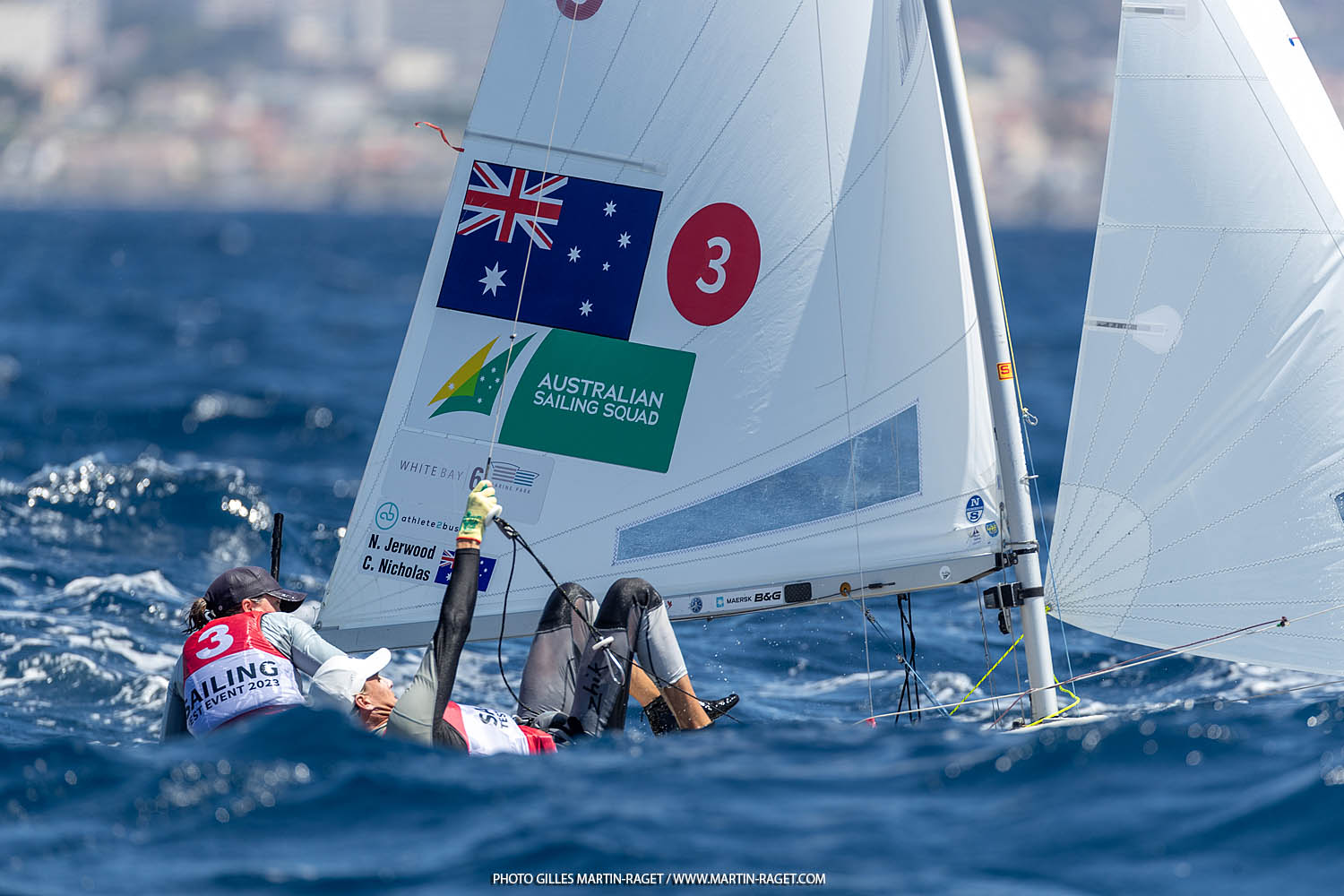 13 07 2023, Marseille (FRA) Paris 2024 Olympic Games Sailing Test Event, Day 5
