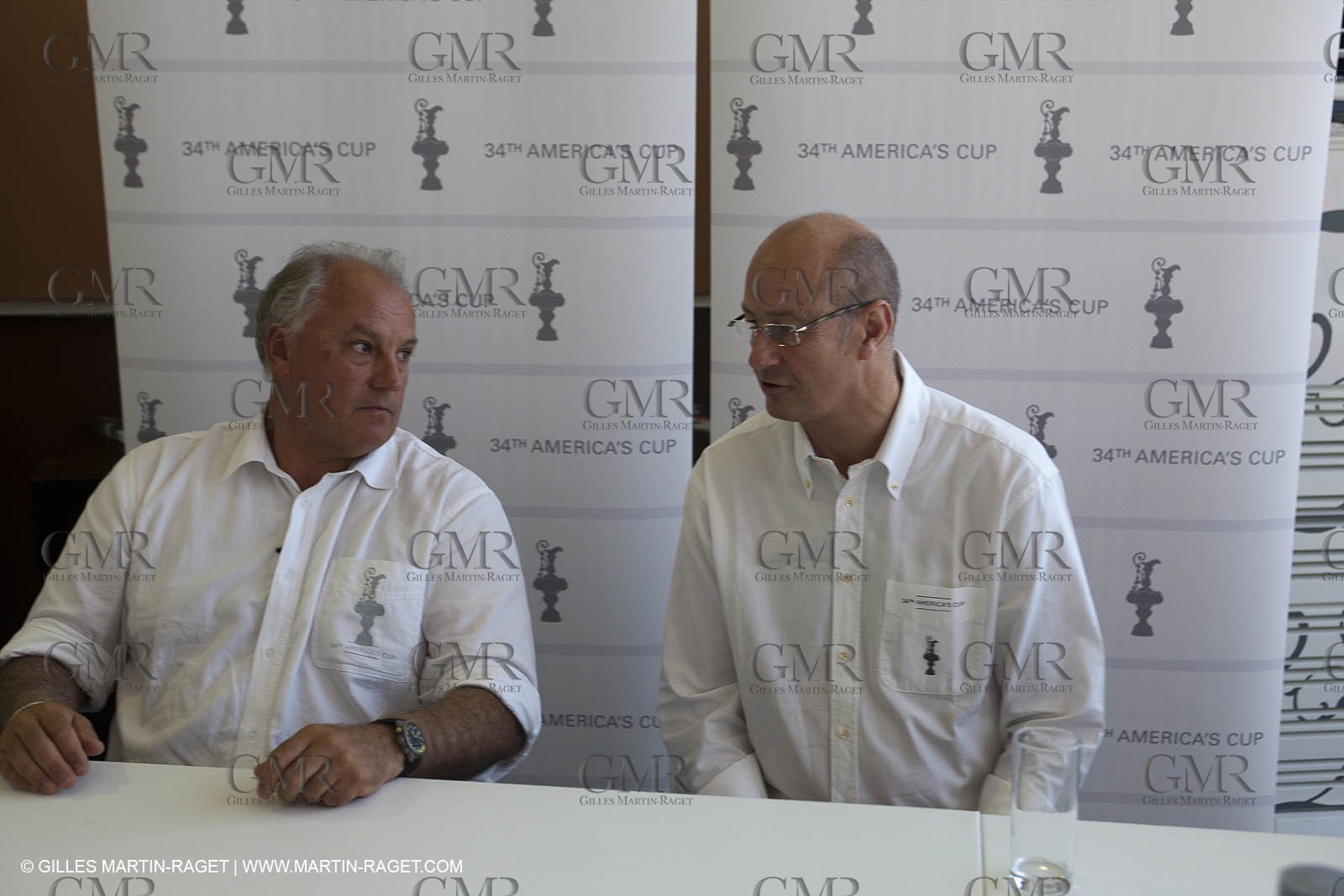 25 11 2010 - Dubai (UAE) - 34th America's Cup - Media Round Table with Ian Murray and Richard Worth