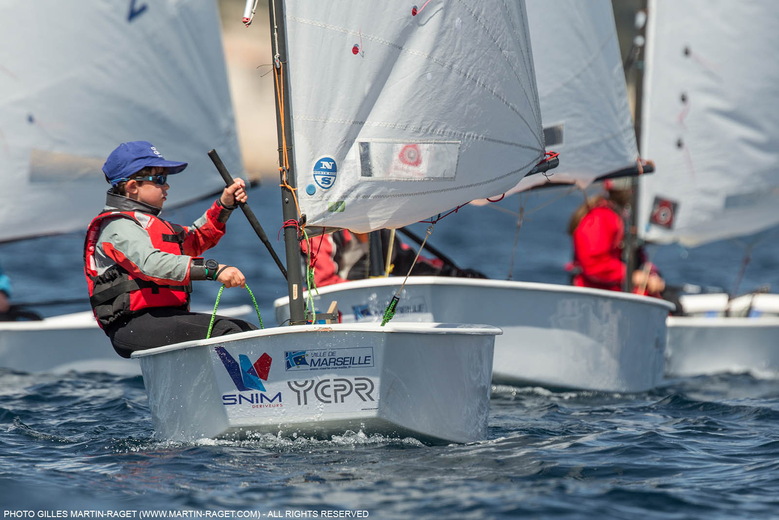 14 04 2016, Marseille (FRA,13), SNIM Dériveurs, Coupe Internationale de Printemps Optimist, Day 4