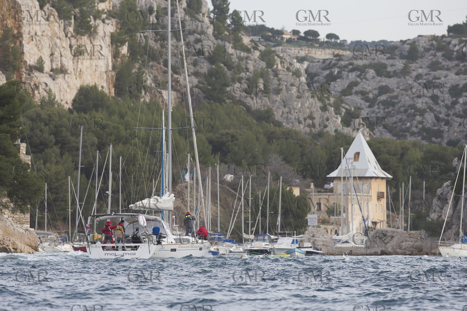 08 01 2016, Marseille (FRA, 13), Cruising in winter in the Calanques