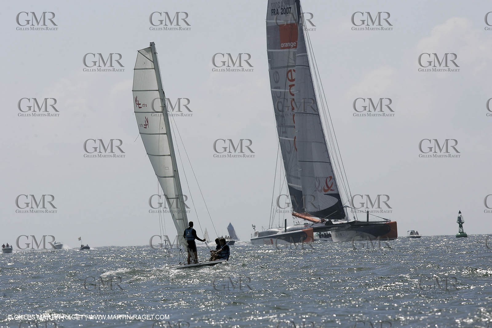 Record Atlantique 2004 - Orange II de retour à la Baule