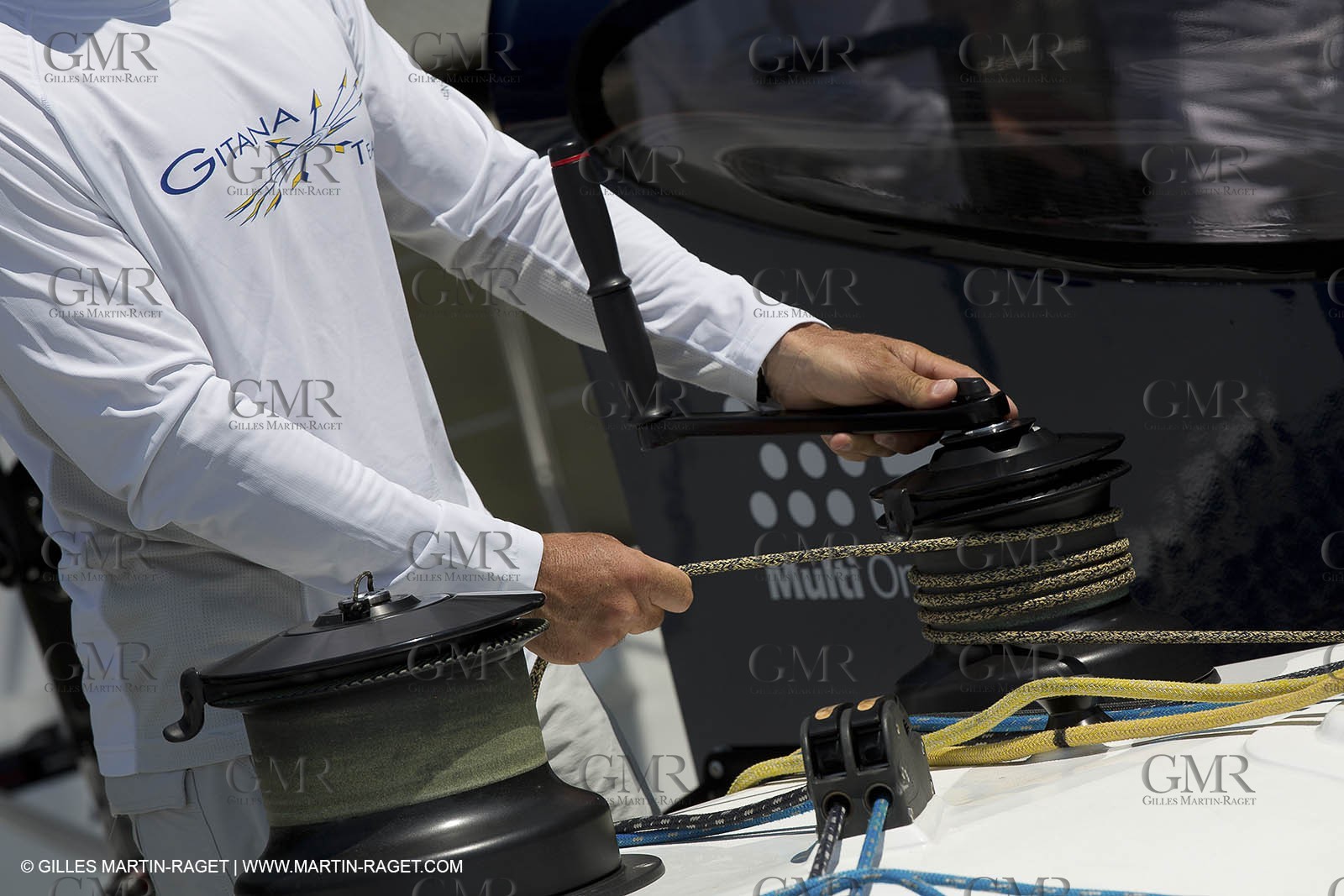 05 07 2012 - New York (USA) - Ocean Krys Race - Speed runs in fornt of NY city