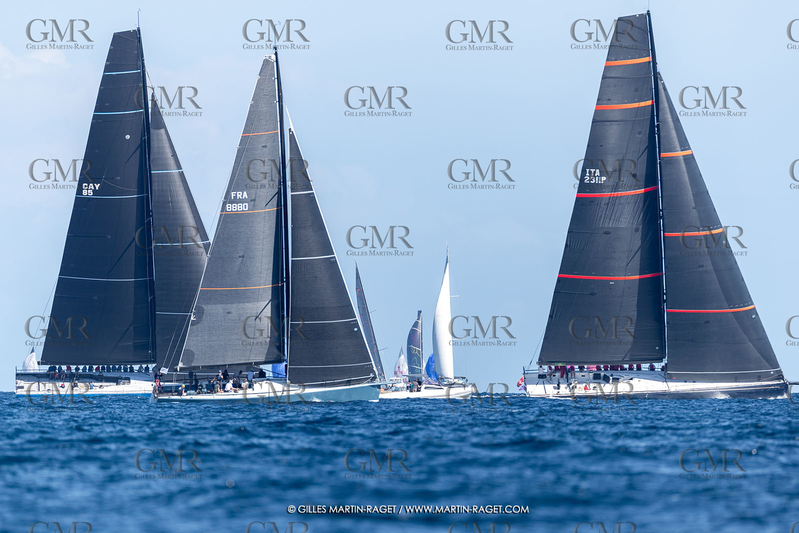 29 09 2024, Saint-Tropez (FRA), Les Voiles de Saint-Tropez 2024, Day 2, Trainings