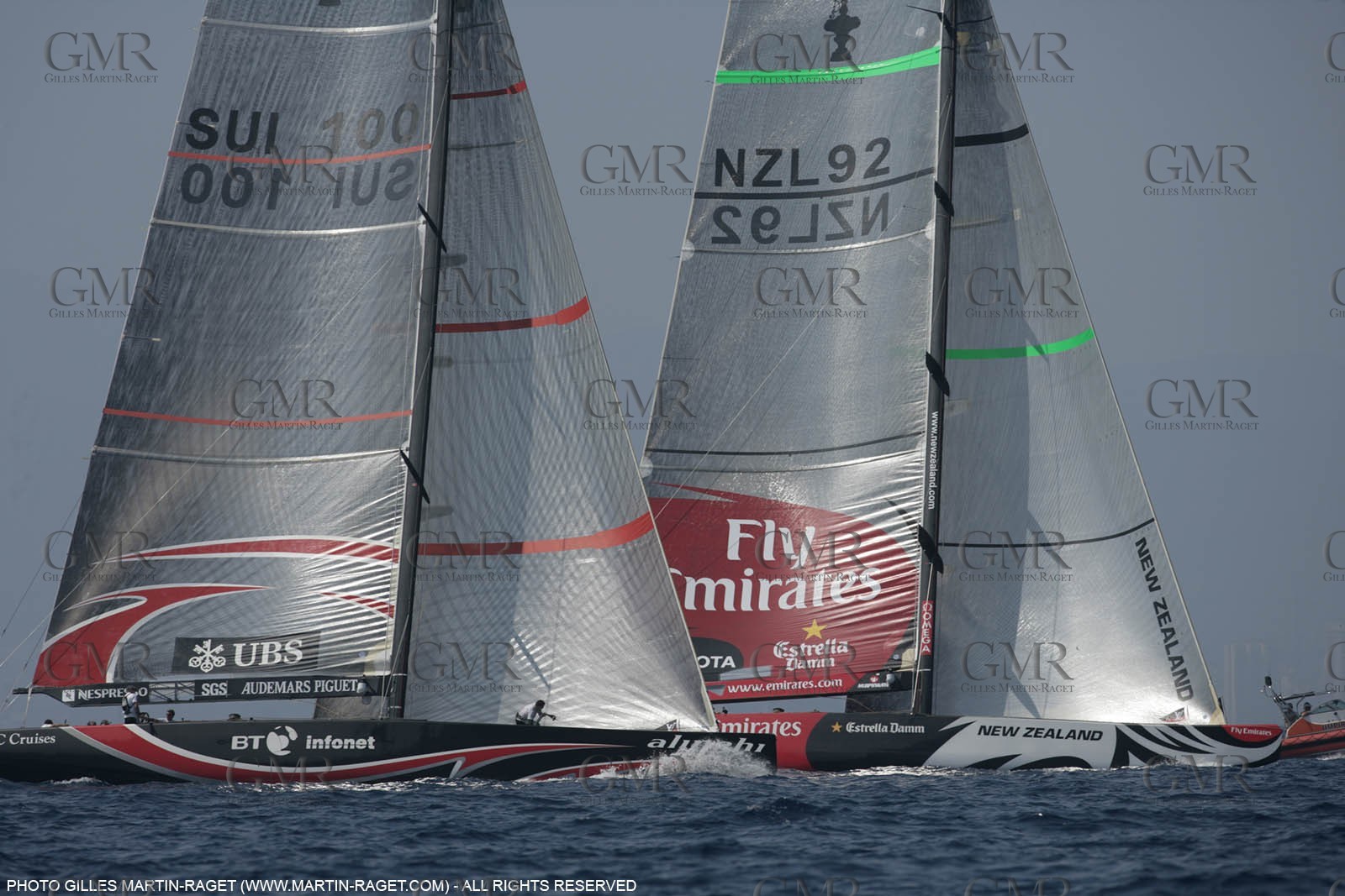 30 06 2007-Valencia (Spain)- 32nd America's Cup - Final Match - Day 6 - Alinghi vs Emirates Team New Zealand -
