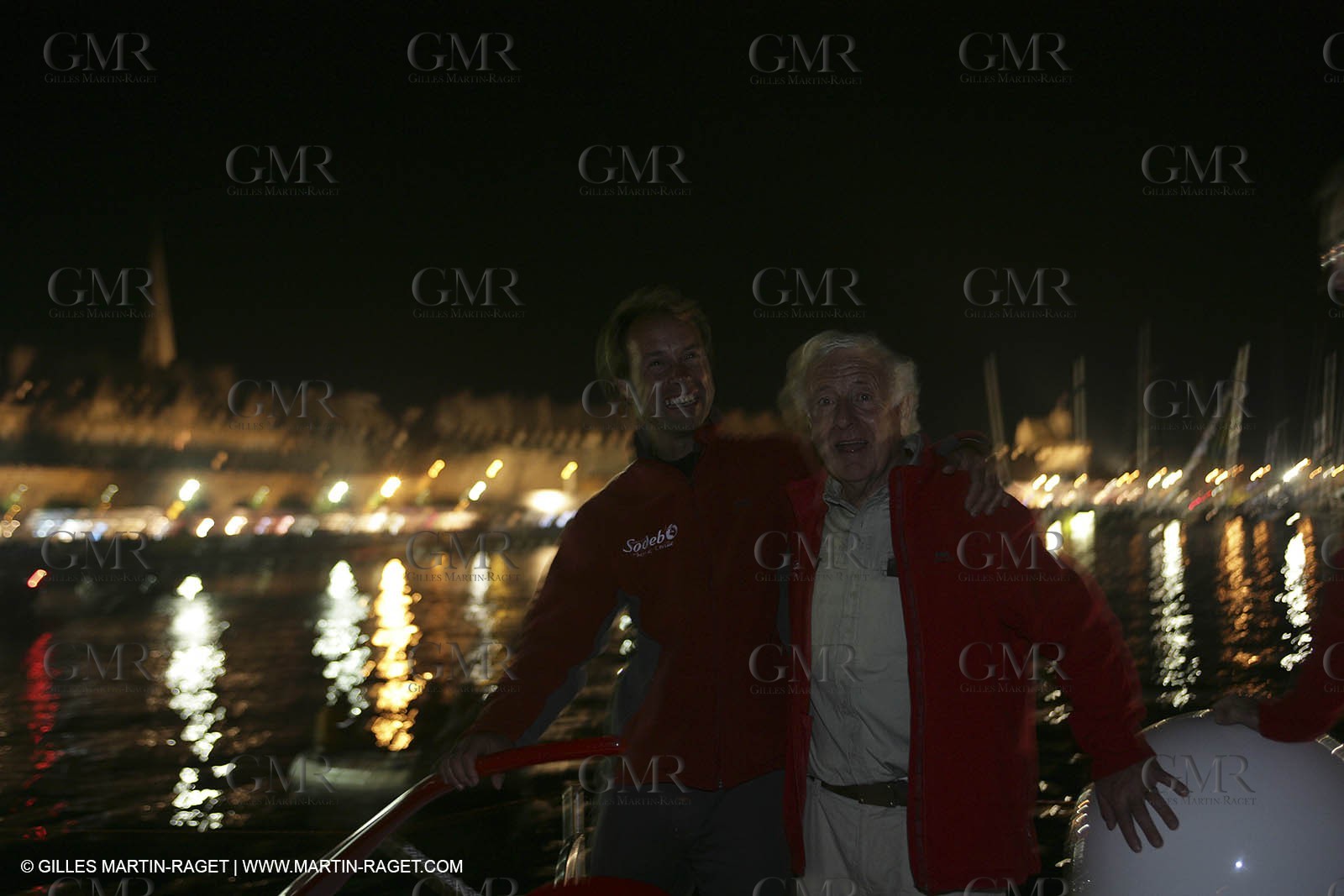 27 10 2006 - Saint Malo (FRA) - Route du Rhum 2006 - Thomas Coville - Sodeb'O - Lock passage