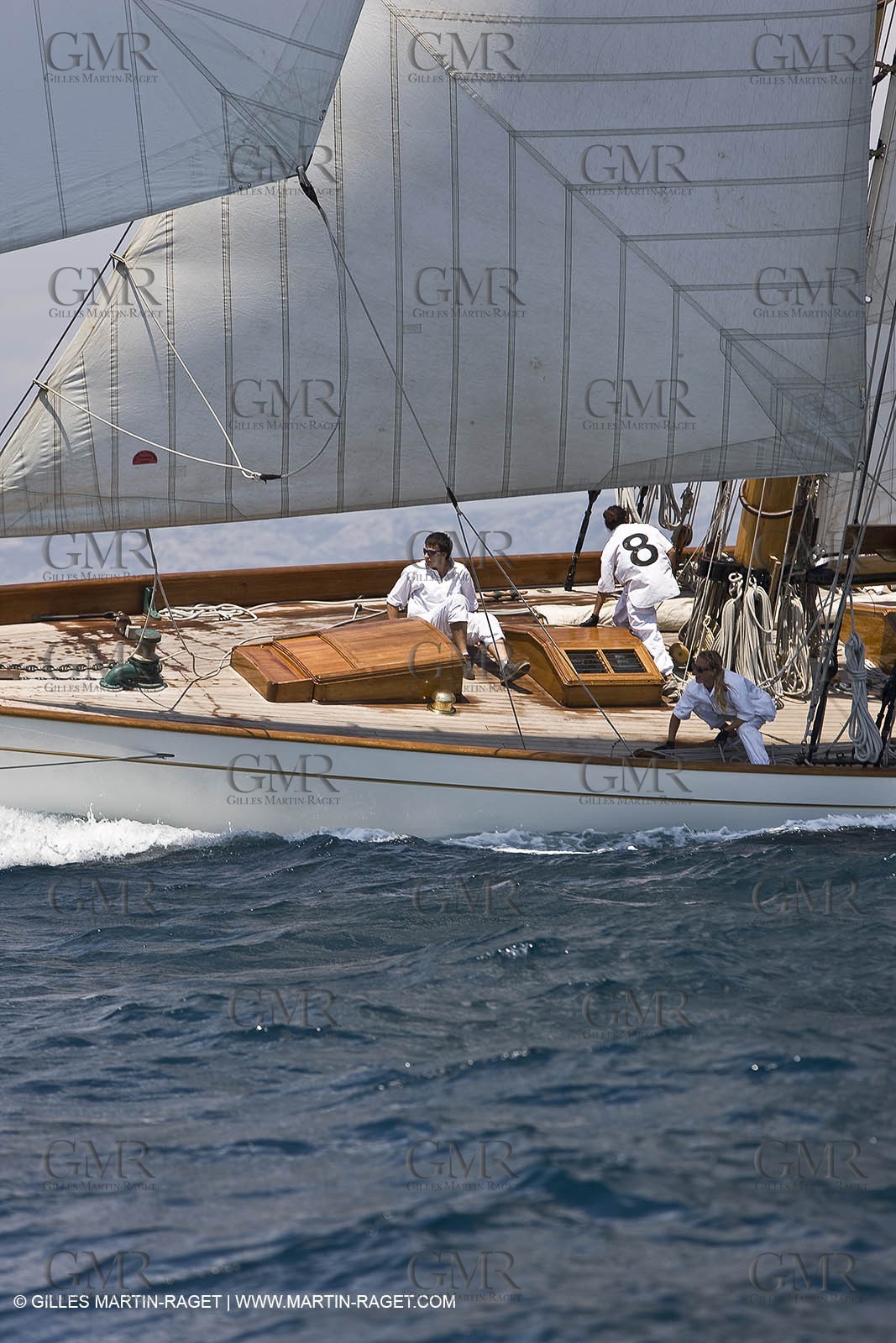 Sailing, Classic yachts, Voiles Vieux Port 2009, Marseille (FRA)