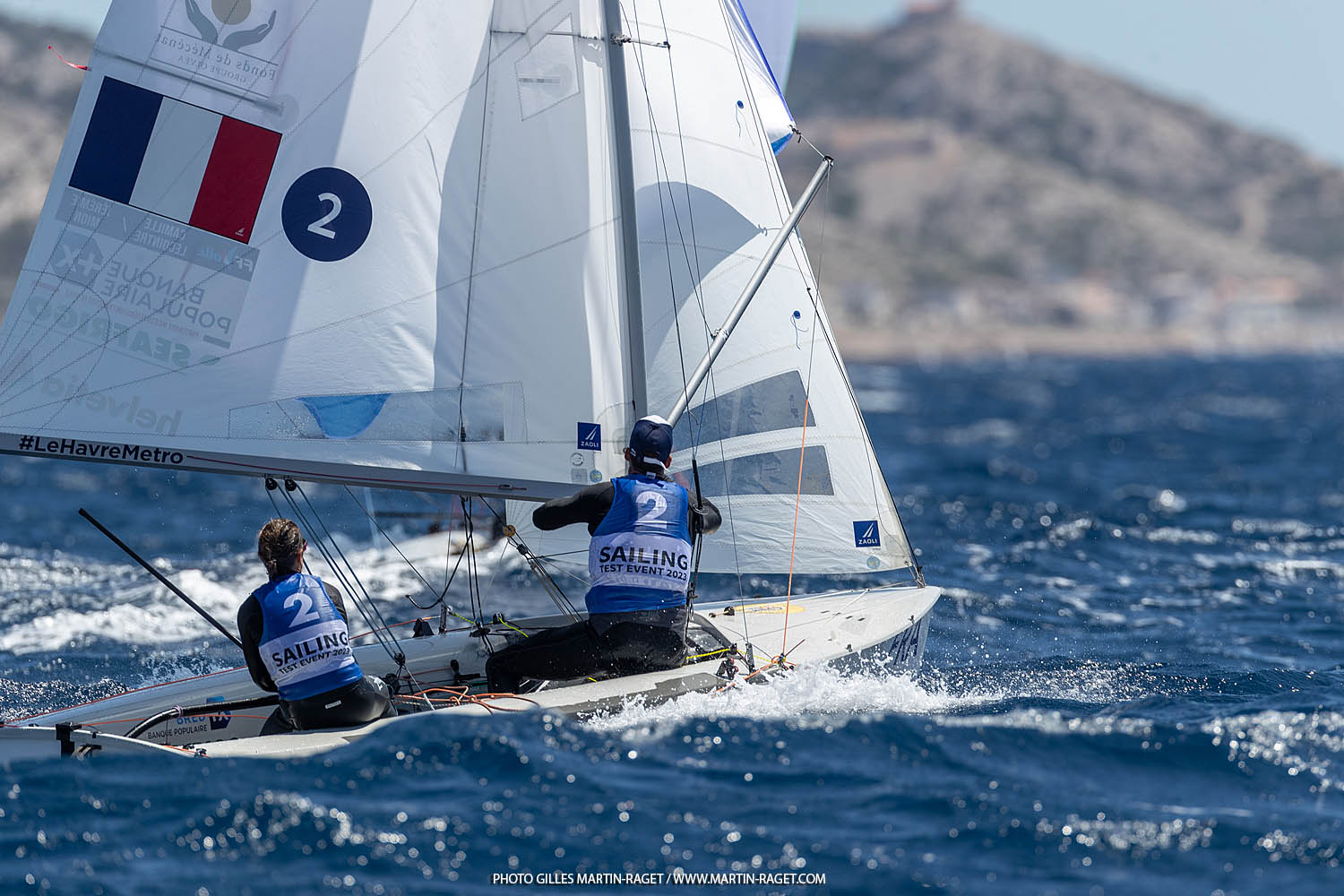 13 07 2023, Marseille (FRA) Paris 2024 Olympic Games Sailing Test Event, Day 5