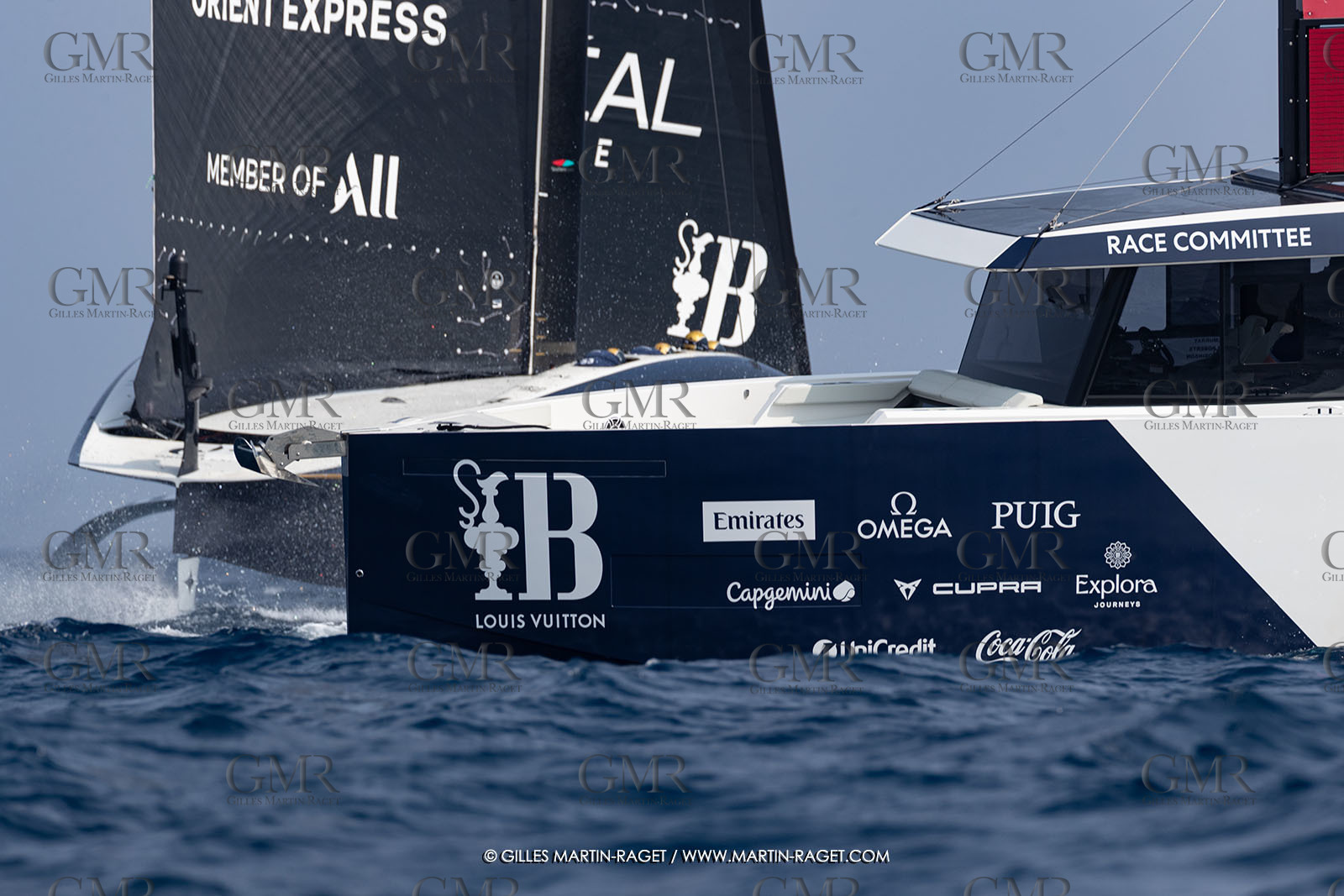 22 08 2024, Barcelona (ESP), Louis Vuitton 37th America's Cup, Louis Vuitton Preliminary Regatta, Race Day 1