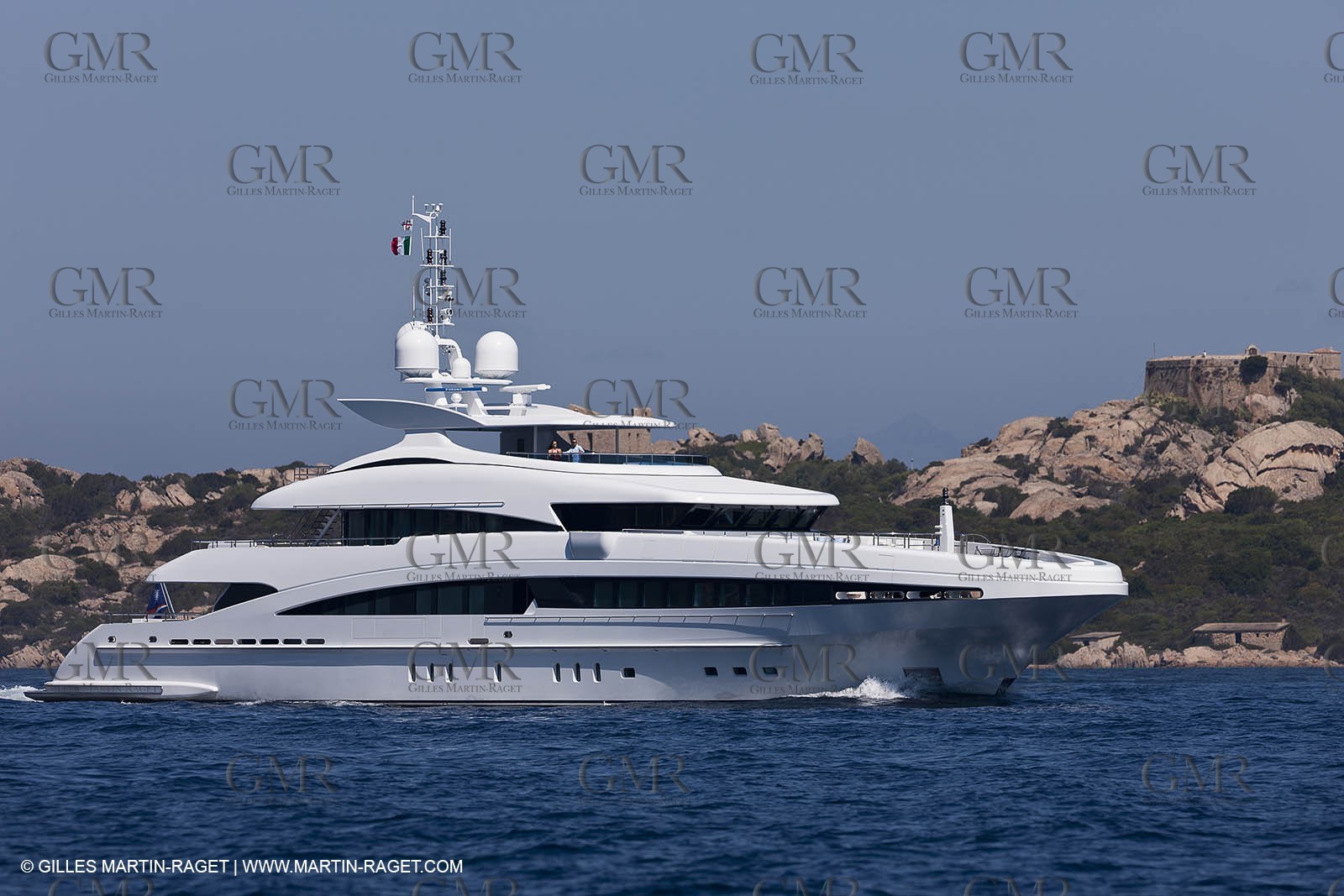 18 08 2011 - La Maddalena (ITA, Sardinia) - Motor yacht Inception