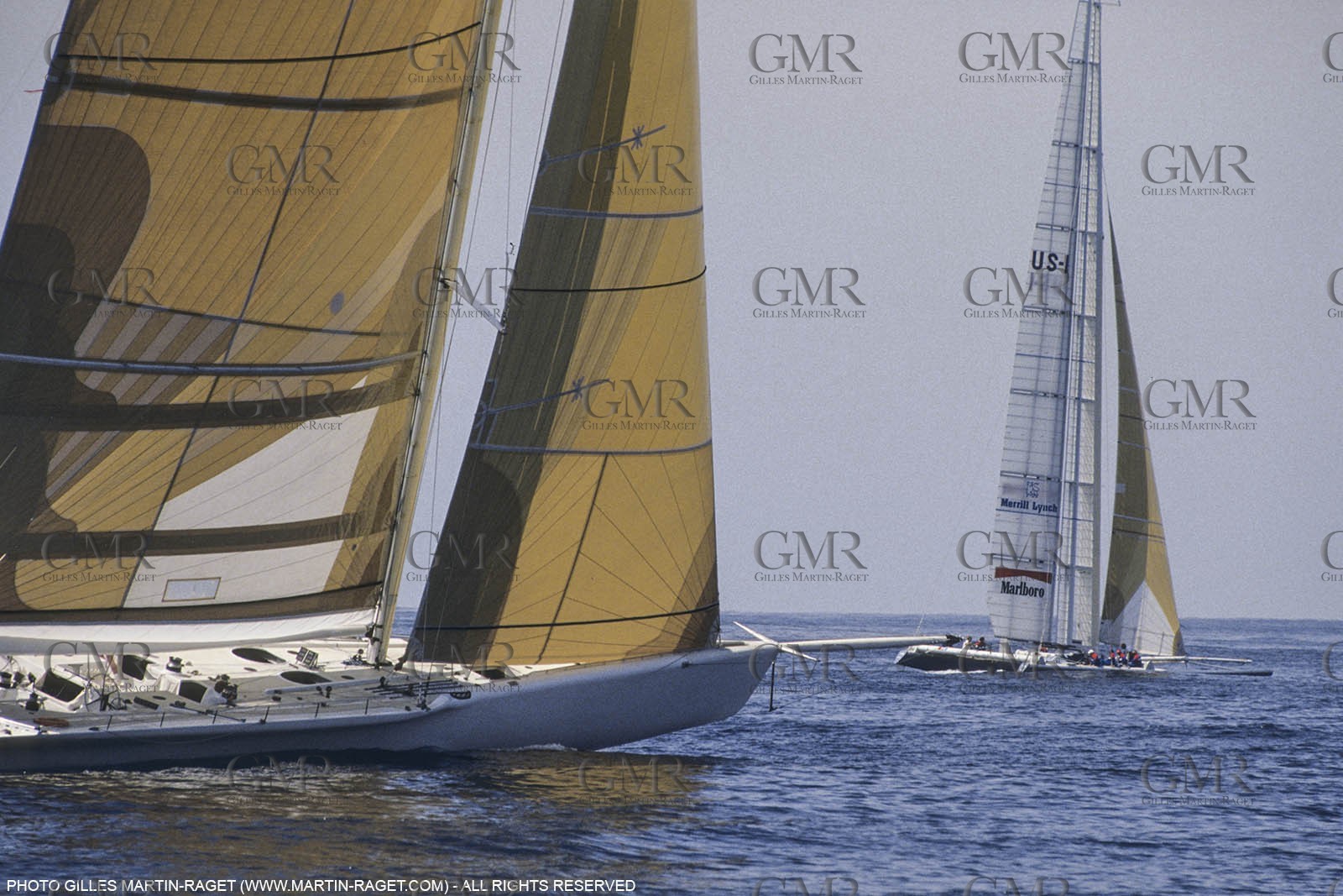 Sailing, Yacht Racing, America's Cup XXVII, San Diego (USA,CA) 1988, Stars & Stripes Vs New Zealand