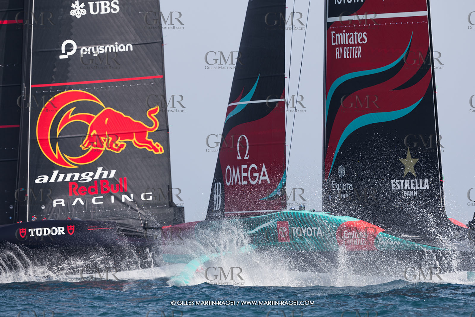 24 08 2024, Barcelona (ESP), Louis Vuitton 37th America's Cup, Louis Vuitton Prelilinary Regatta, Race Day 3