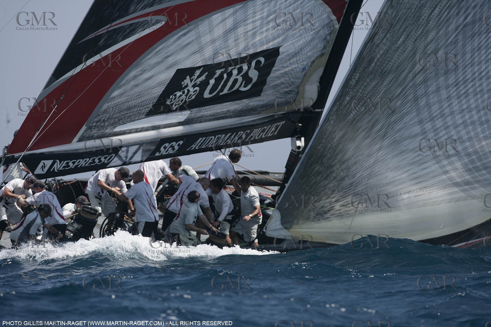 03 07 2007-Valencia (Spain)- 32nd America's Cup - Final Match - Day 8 - Alinghi vs Emirates Team New Zealand