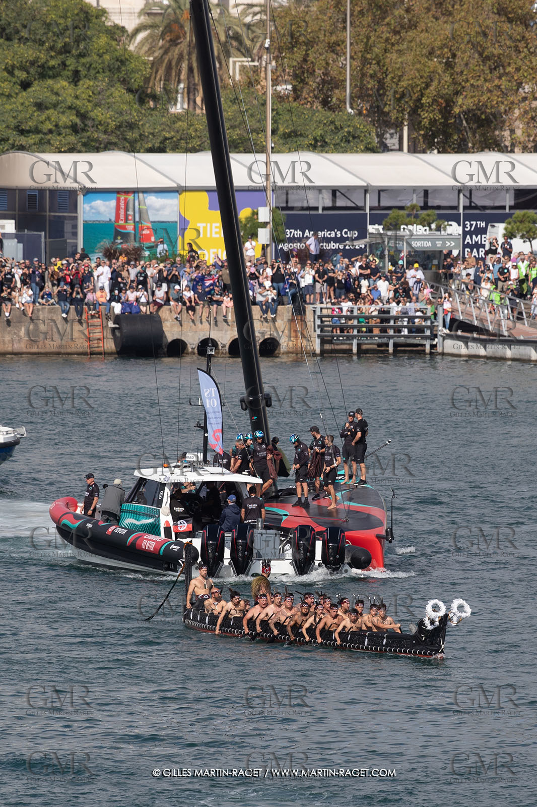 13 10 2024, Barcelona (ESP), Louis Vuitton 37th America's Cup, Final Match, Race Day 2