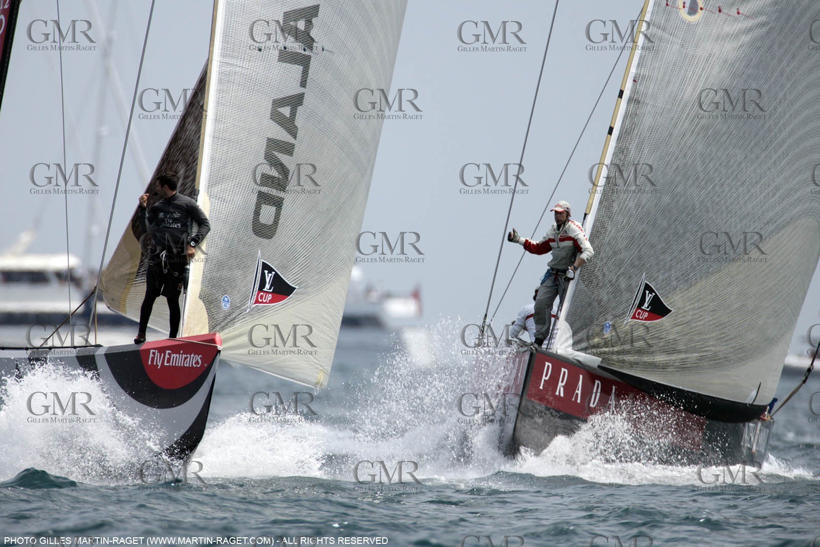 06 06 2007-Valencia (Spain)- 32nd America's Cup - Louis Vuitton Cup Final - Day 4