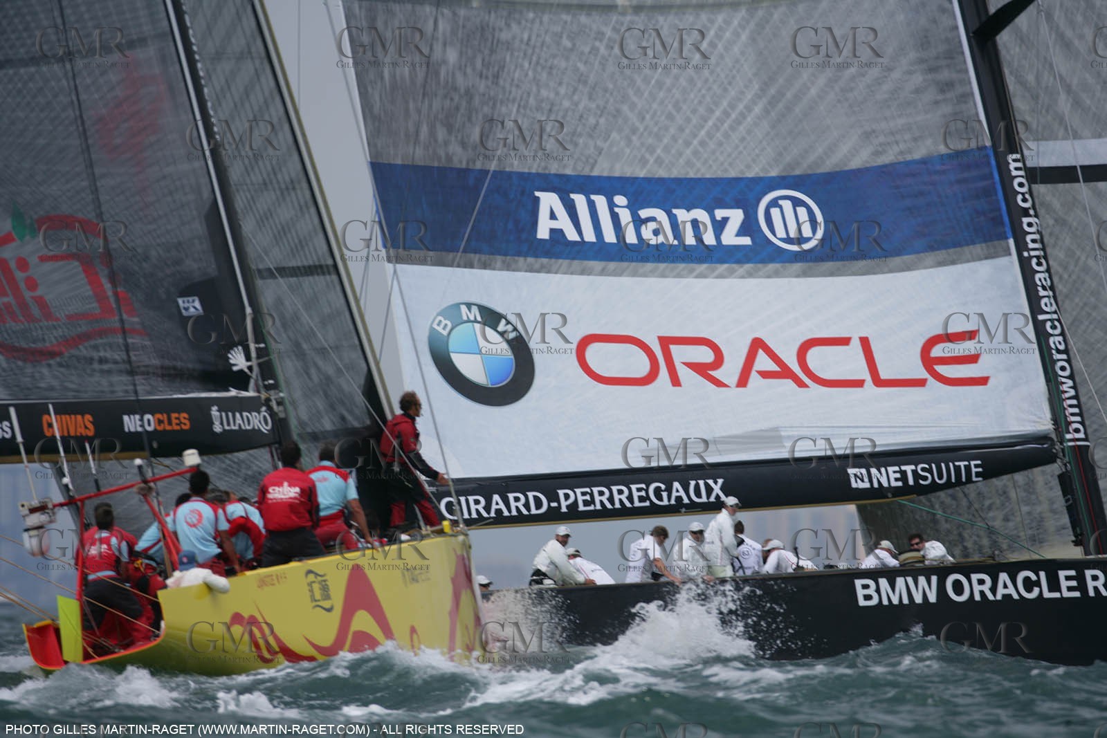 30 04 2007-Valencia (Spain)- 32nd America's Cup - Louis Vuitton Cup - RR2 - Day 2 - BMW ORACLE Racing
