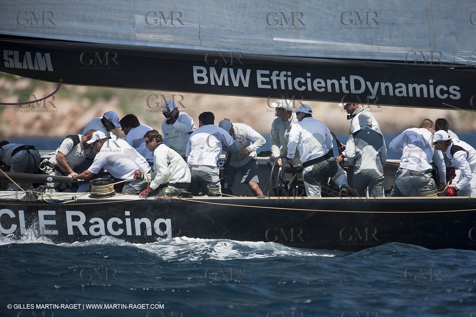 19 05 2010 - La Maddalena (ITA, Sardinia) Louis Vuitton Trophy - BMW ORACLE Racing - Training