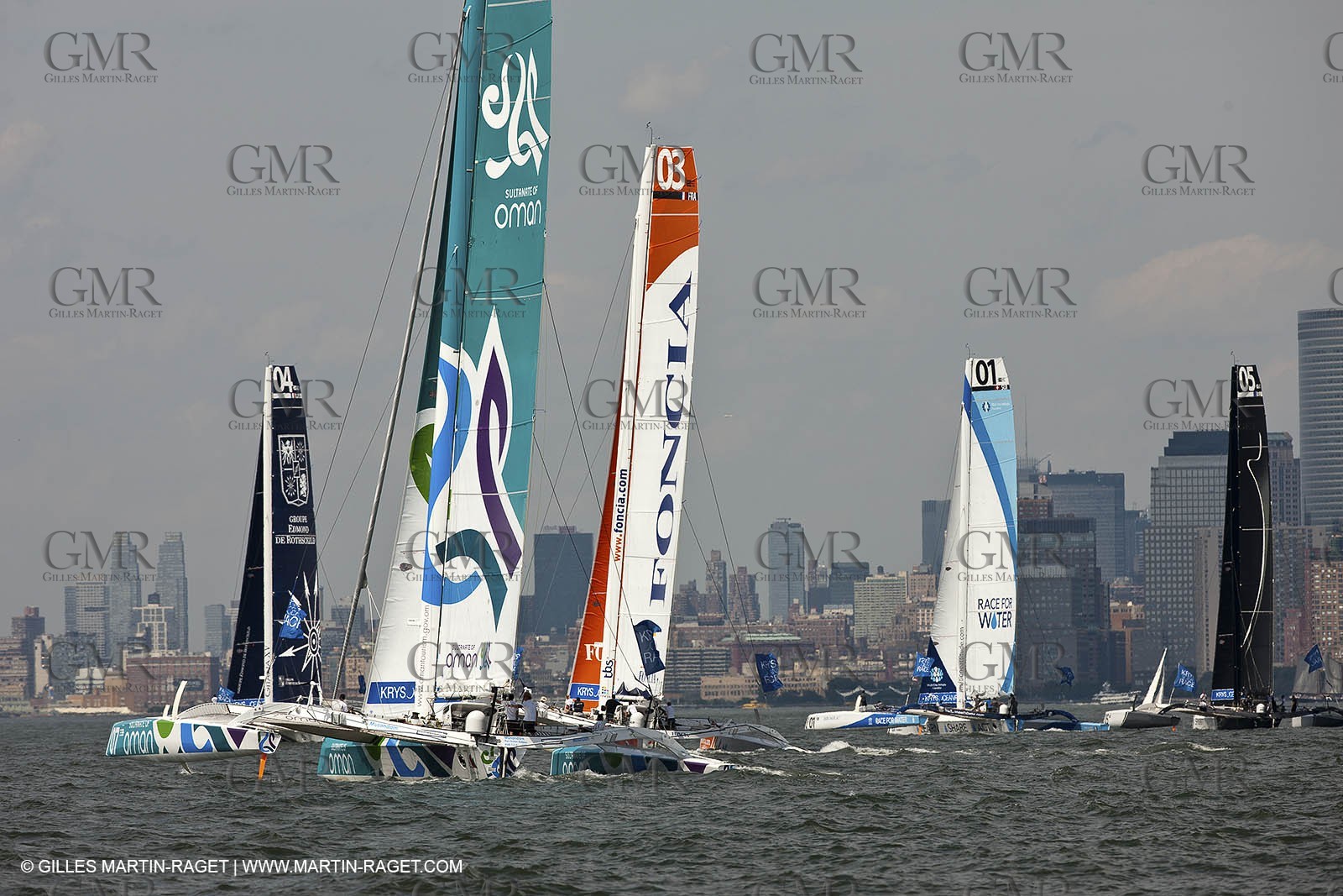 03 07 2012 - New York (USA, NY) - Krys Ocean Race prologuie - arrival in New York
