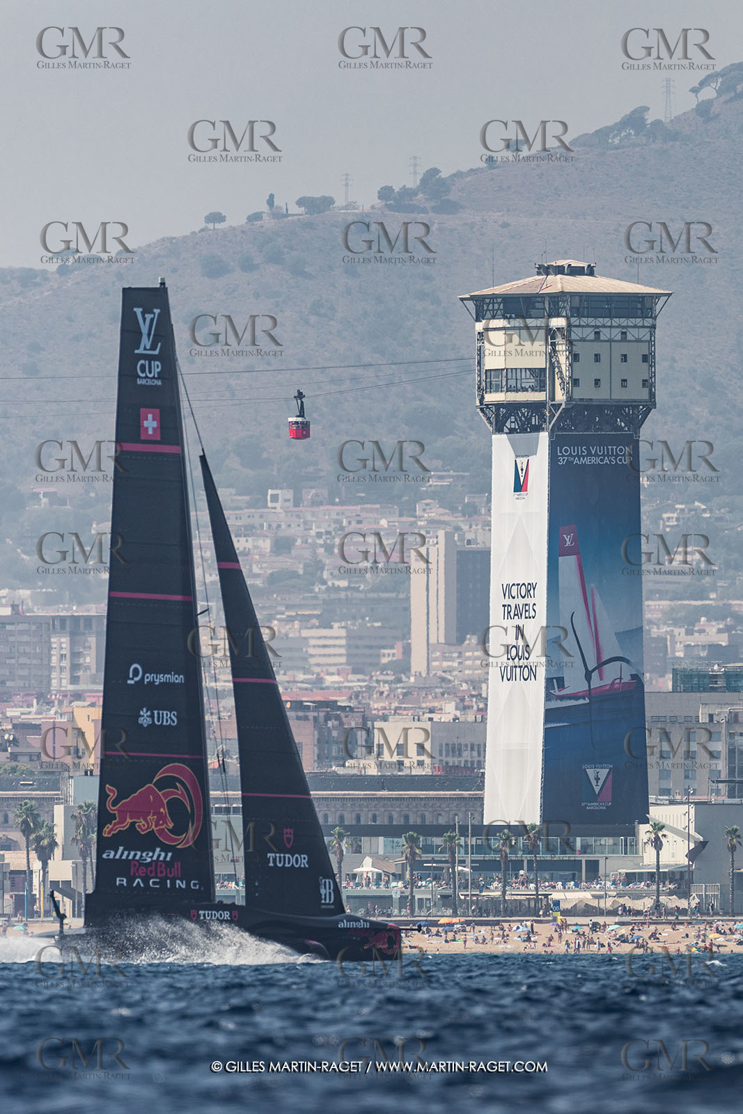 24 08 2024, Barcelona (ESP), Louis Vuitton 37th America's Cup, Louis Vuitton Prelilinary Regatta, Race Day 3