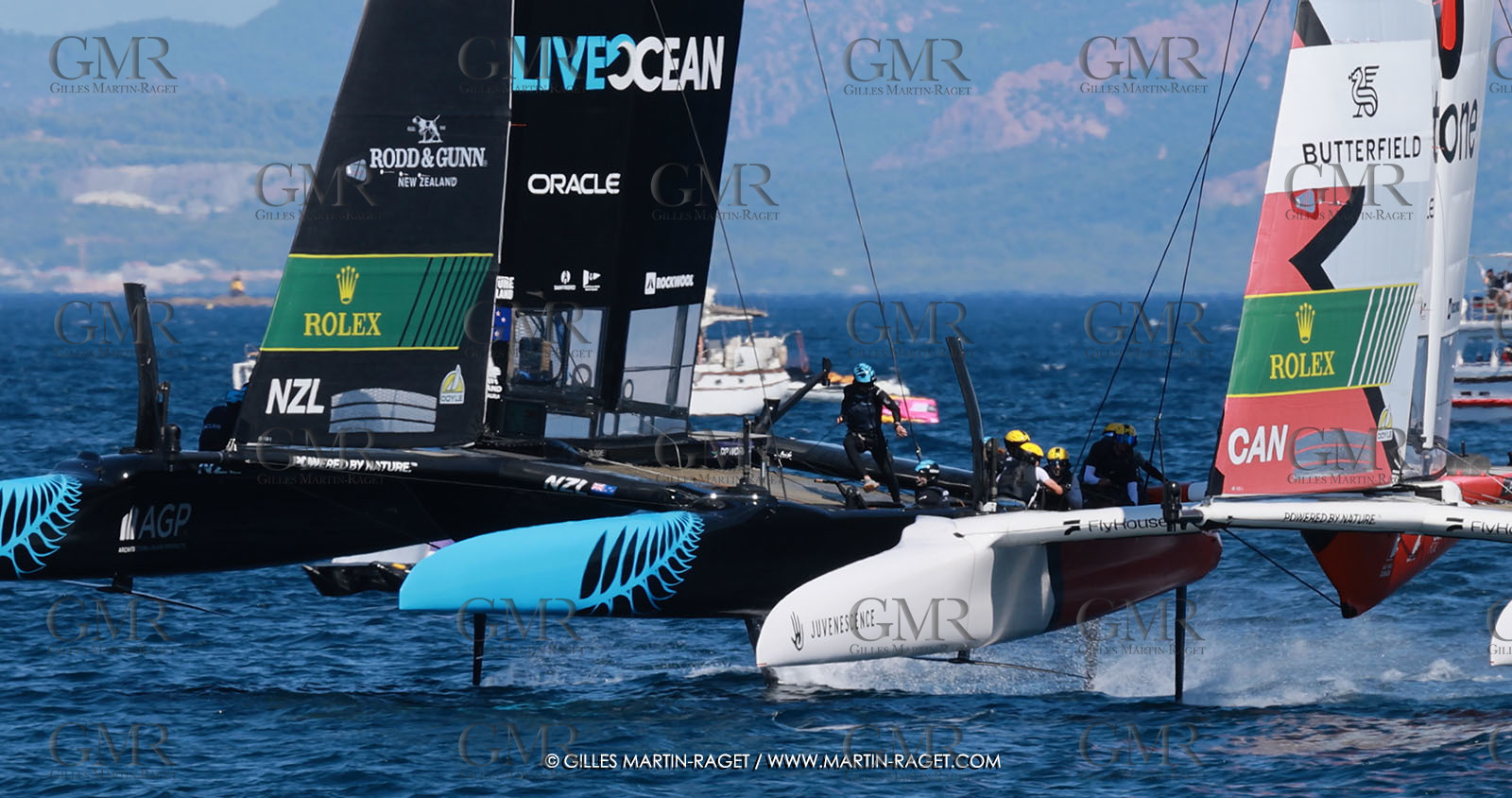 10 09 2025, Saint-Tropez,(FRA), Rockwool SailGP France Saint-Tropez, Race Day 1