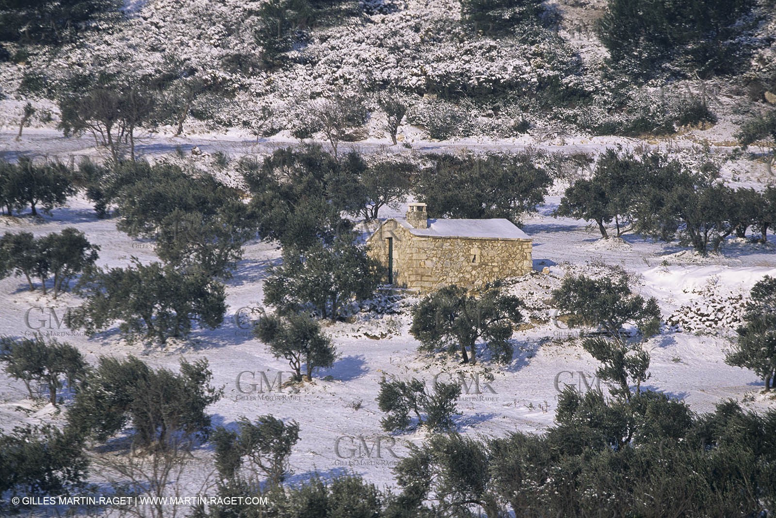 Provence under snow - Baux ed Provence
