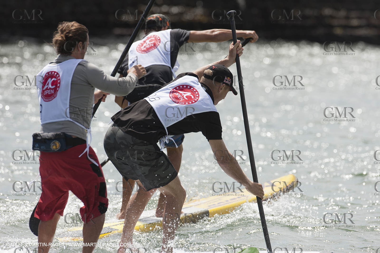 01 09 2013 - San Francisco (USA,CA) - 34th America's Cup - AC Village at Marina Green, AC Open, Stand Up Paddle; Jimmy Spithill