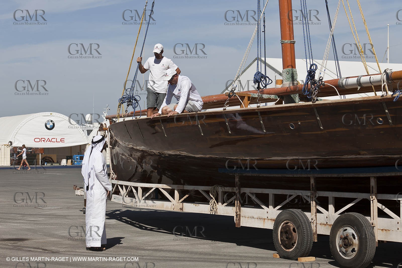 19 11 2010 - Dubai (UAE) - Dubai Louis Vuitton Trophy -  BMW ORACLE Racing - The Doha race