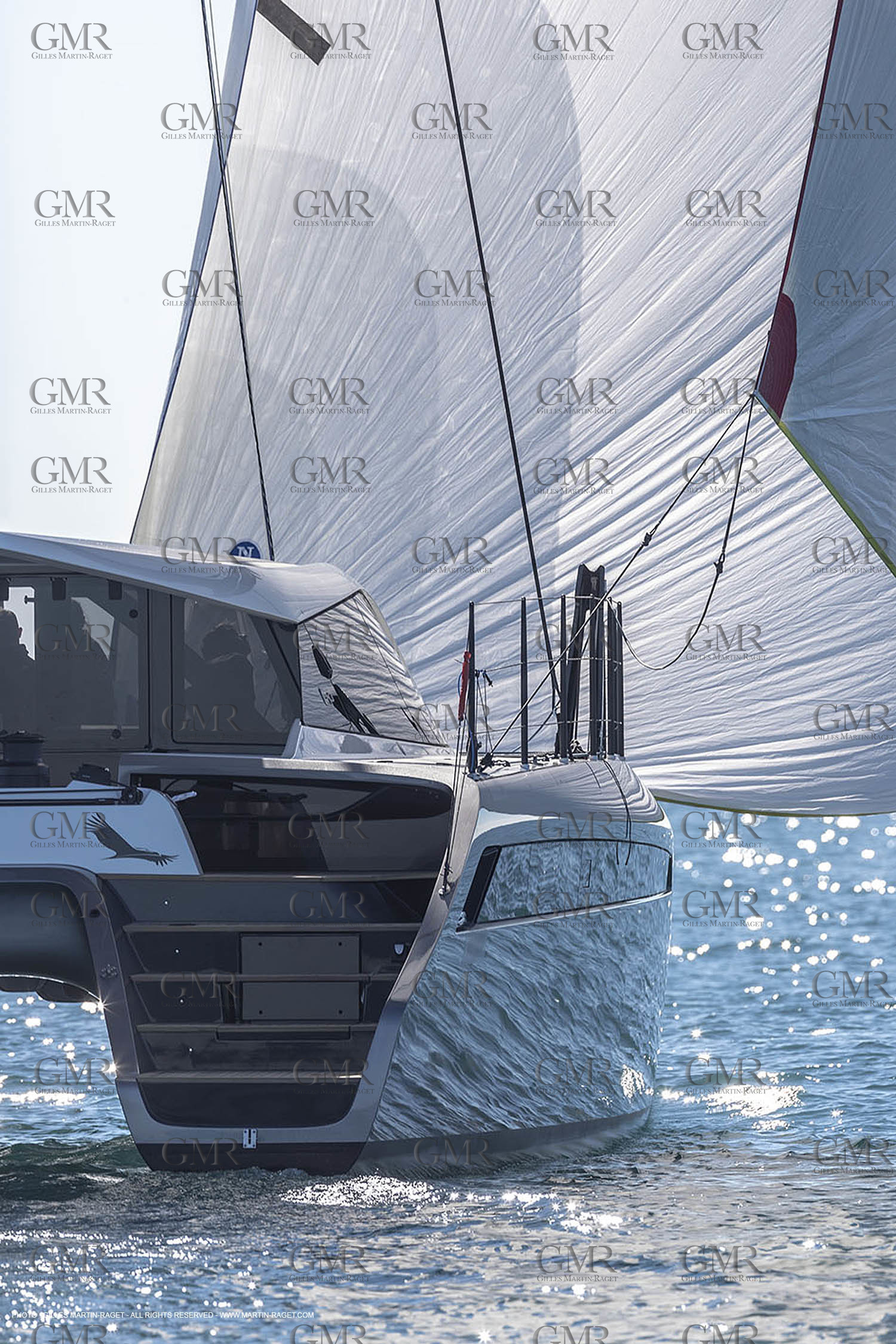 05 02 2019, La Grande Motte (FRA,34), Gunboat 68 sail testing  2
