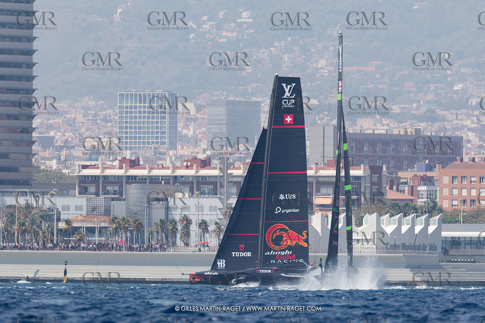 24 08 2024, Barcelona (ESP), Louis Vuitton 37th America's Cup, Louis Vuitton Prelilinary Regatta, Race Day 3