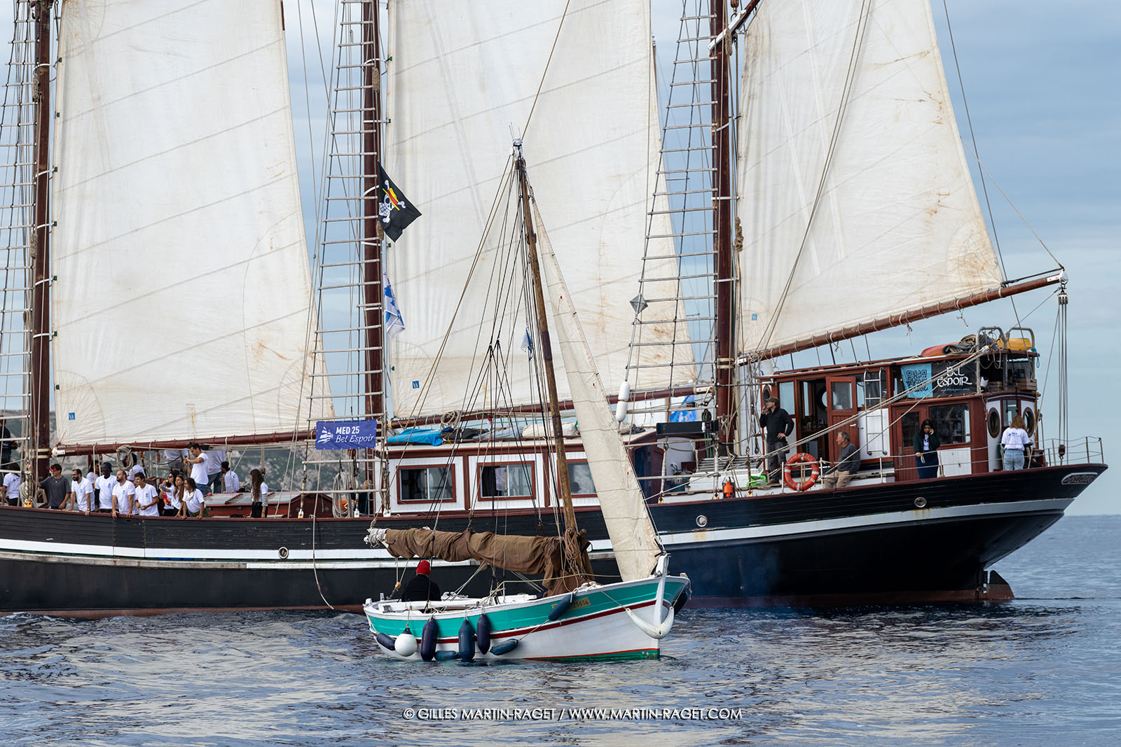 25 10 2025, Marseille (FRA), MED25 - Armada pour la Paix - Arrivée du Bel Espoir à Marseille