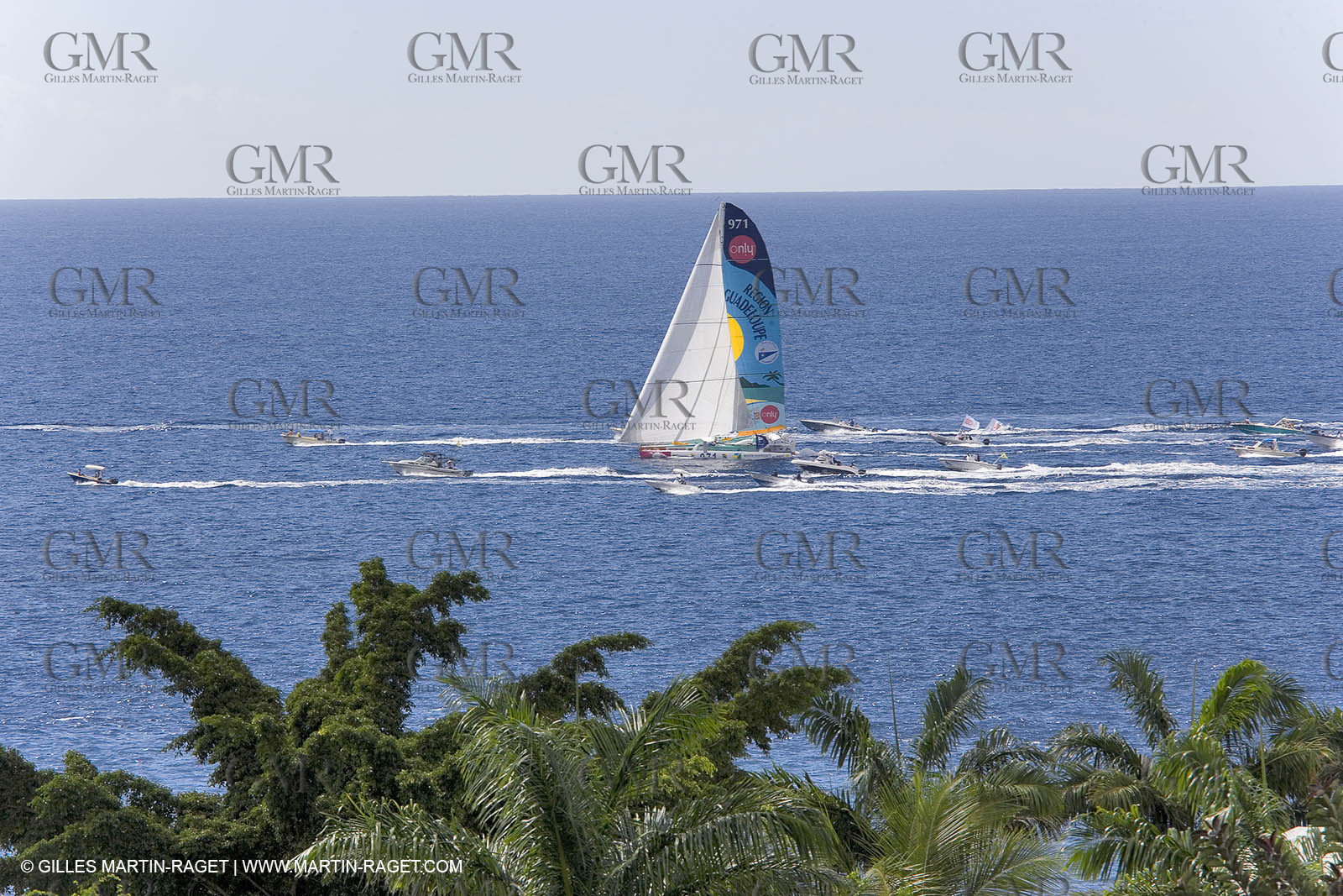 06 11 2006 - Pointe à Pitre Guadelupe (FRA) - Route du Rhum 2006 arrival Thelier Claude (Region Guadeloupe)