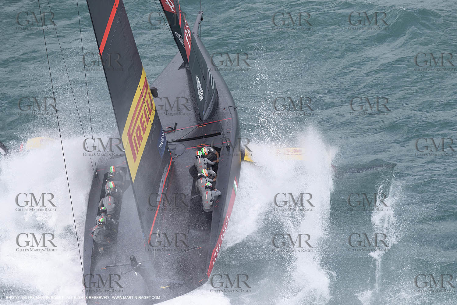 10 12 2020 - Auckland (NZL) - 36th America's Cup - Practice Sessions - Day 2 -Luna Rossa Prada Pirelli Team