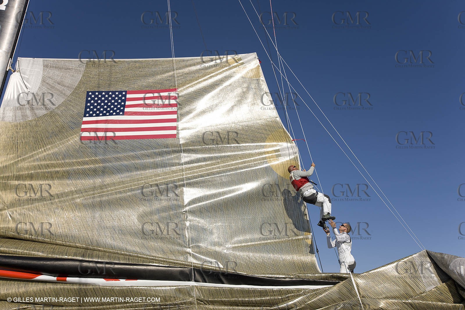 06 09 2008 - Anacortes (WA, USA) - America's Cup - BMW ORACLE Racing - 90 ft trimaran sea trials - Day 5