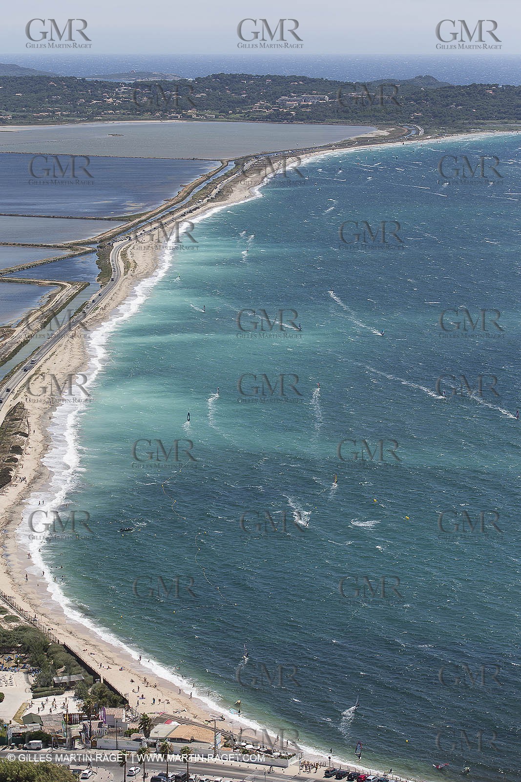 Kite Surf at Almanarre spot near Hyères (FRA,83) - 29 07 2014