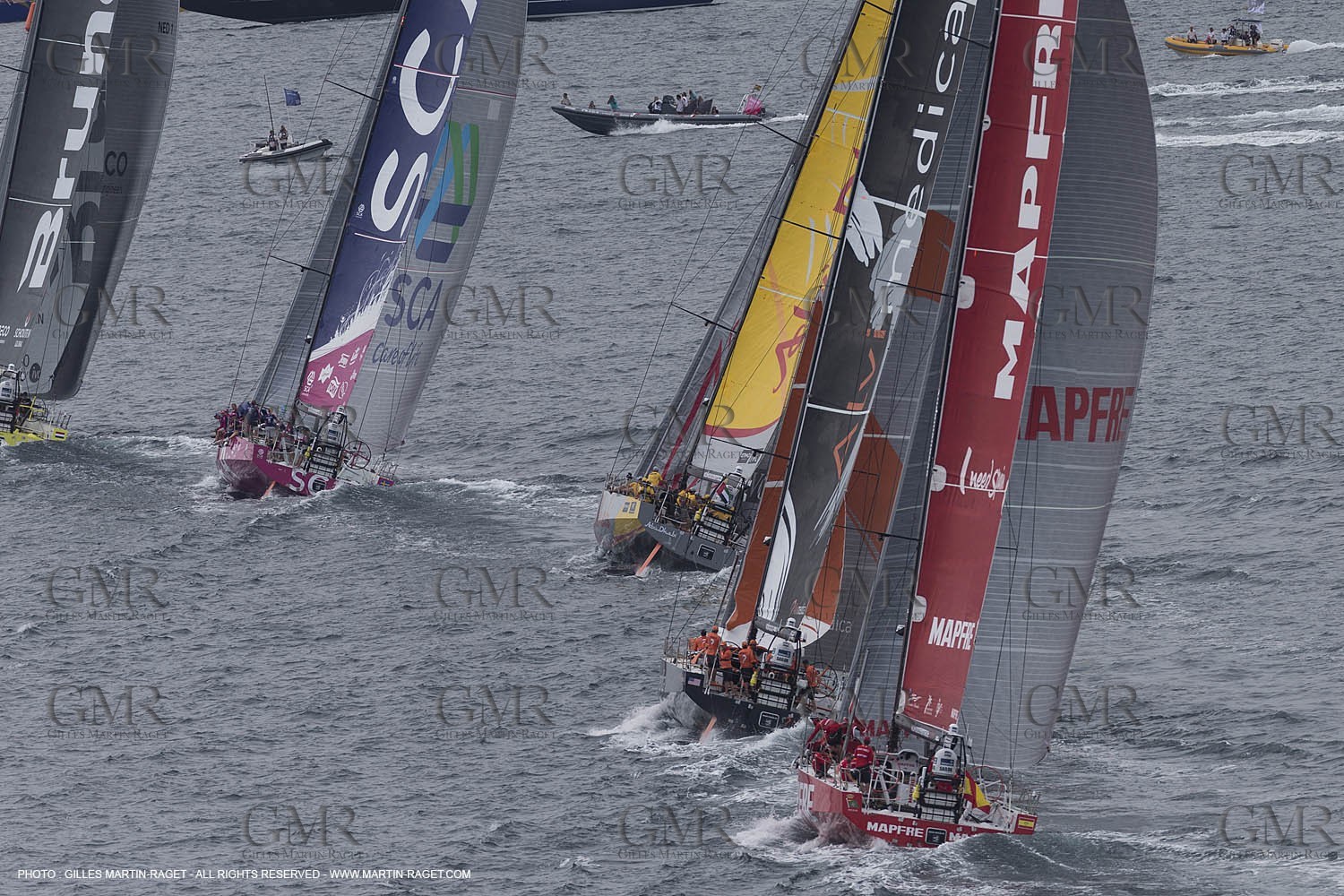 11 10 2014, Alicante (ESP), Volvo Ocean Race 2014-15, Team Alvimedica
