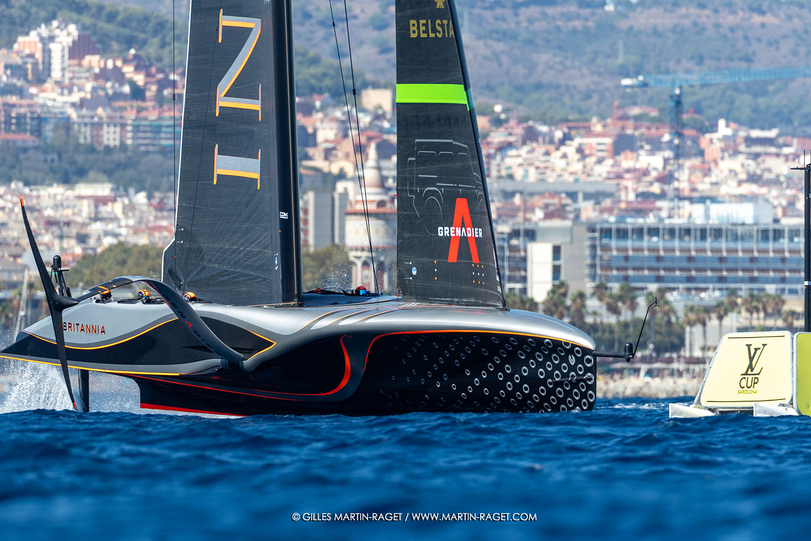 16 09 2024, Barcelona (ESP), 37th America's Cup, Louis Vuitton Cup Semi-final, Race Day 2