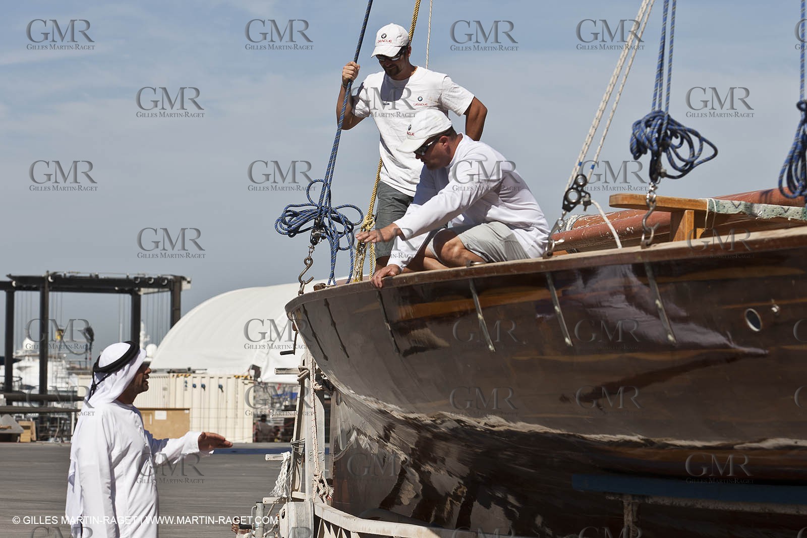 19 11 2010 - Dubai (UAE) - Dubai Louis Vuitton Trophy -  BMW ORACLE Racing - The Doha race
