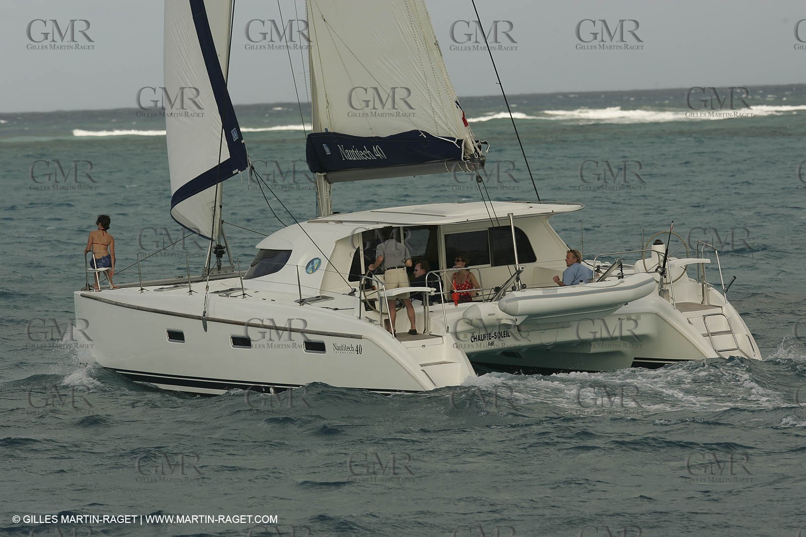 Cruising multihull sailing