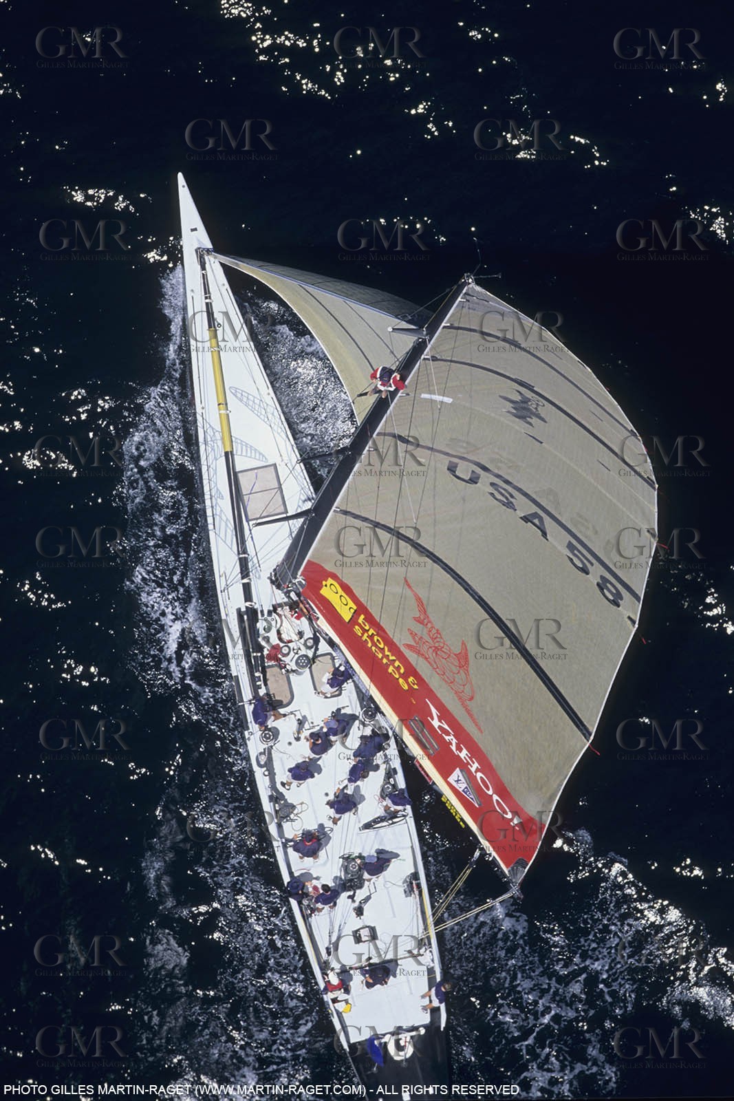 Sailing, Yacht Racing, America's Cup XXX, Auckland (NZL), 2000, Young America