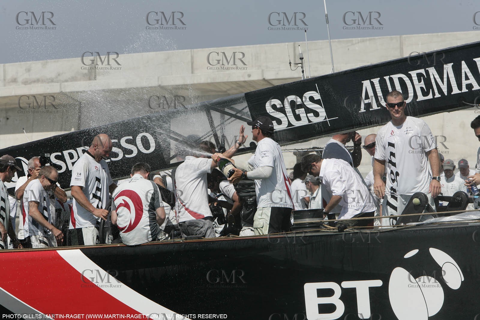 03 07 2007-Valencia (Spain)- 32nd America's Cup - Final Match - Day 8 - Alinghi vs Emirates Team New Zealand