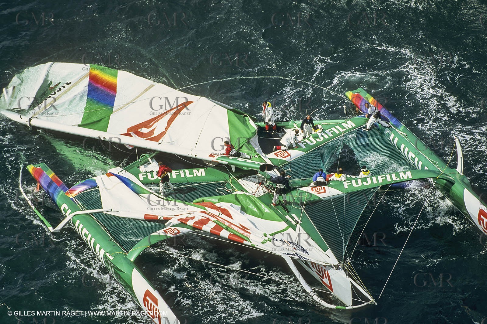 Yacht Racing, Multihull, ORMA 60, Loick Peyron, Fujicolor