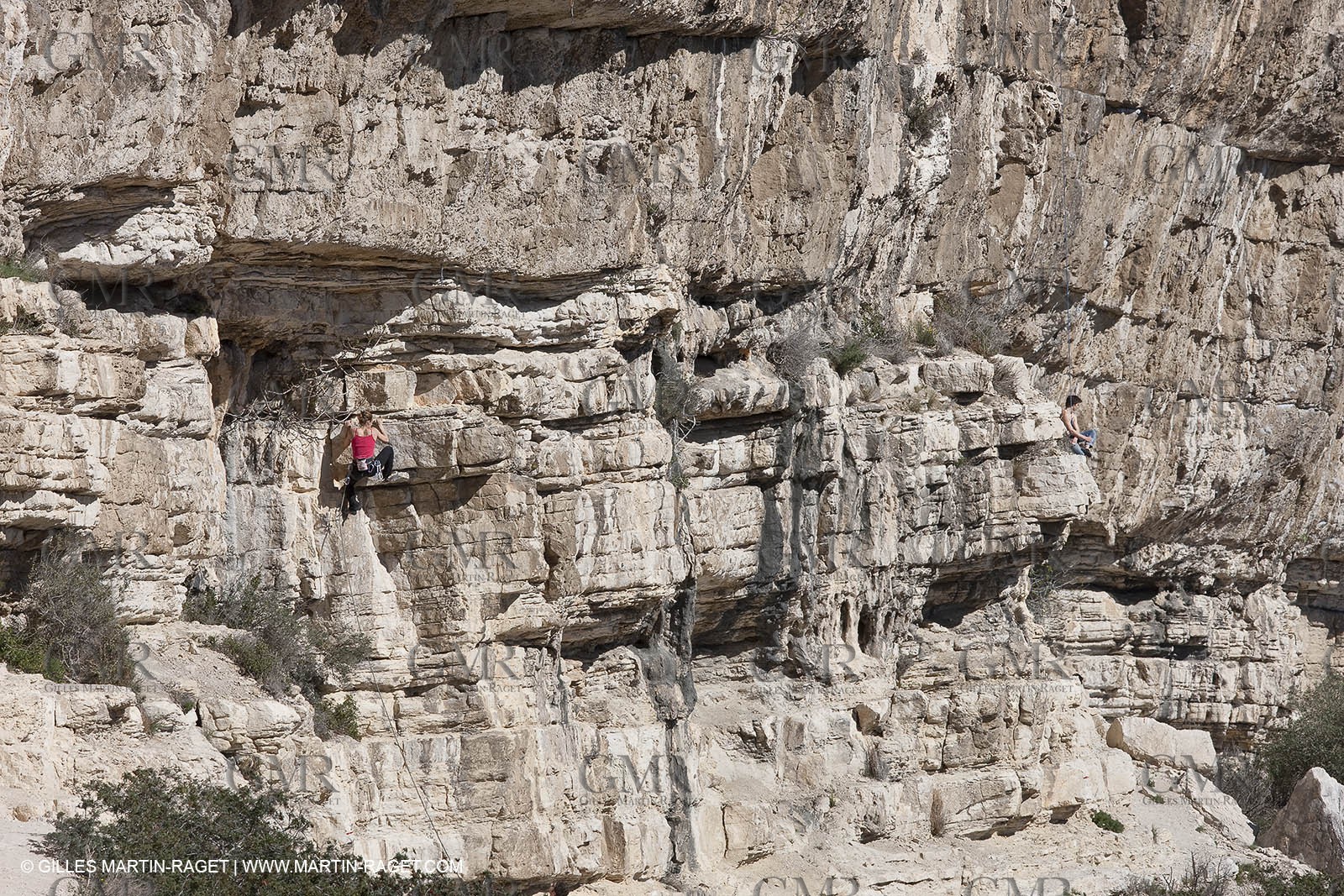 26 03 2009 - Marseille (FRA, 13) - Les Calanques - Sugiton - Les toits cliff