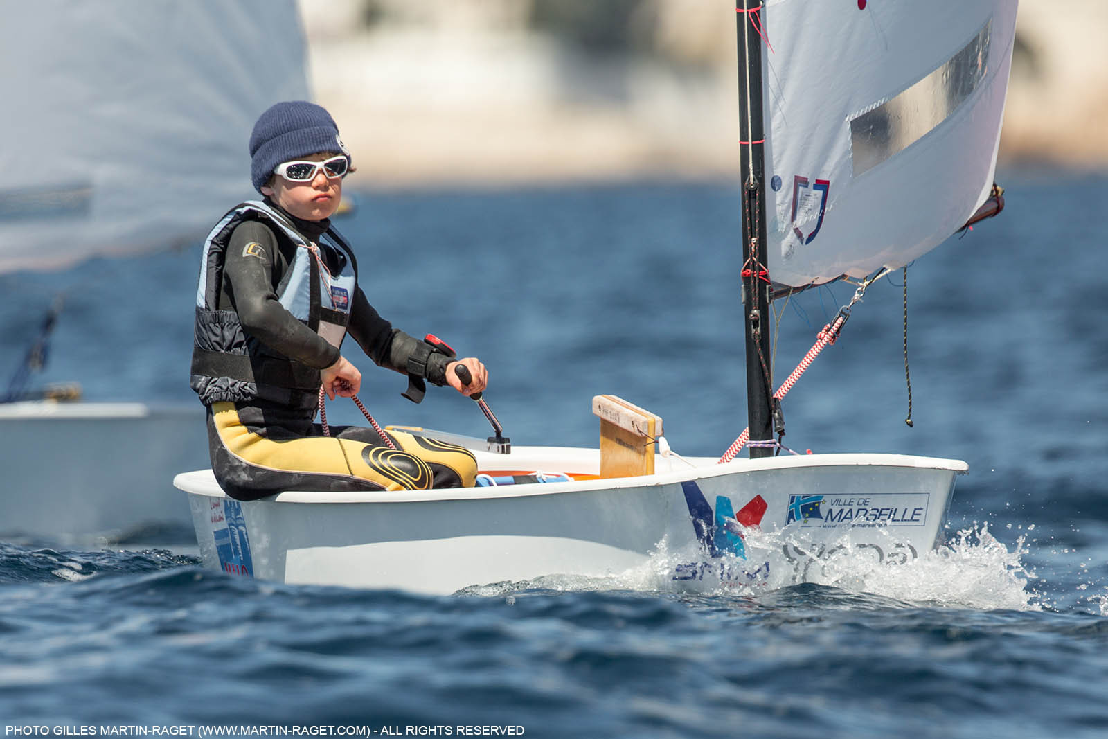 14 04 2016, Marseille (FRA,13), SNIM Dériveurs, Coupe Internationale de Printemps Optimist, Day 4