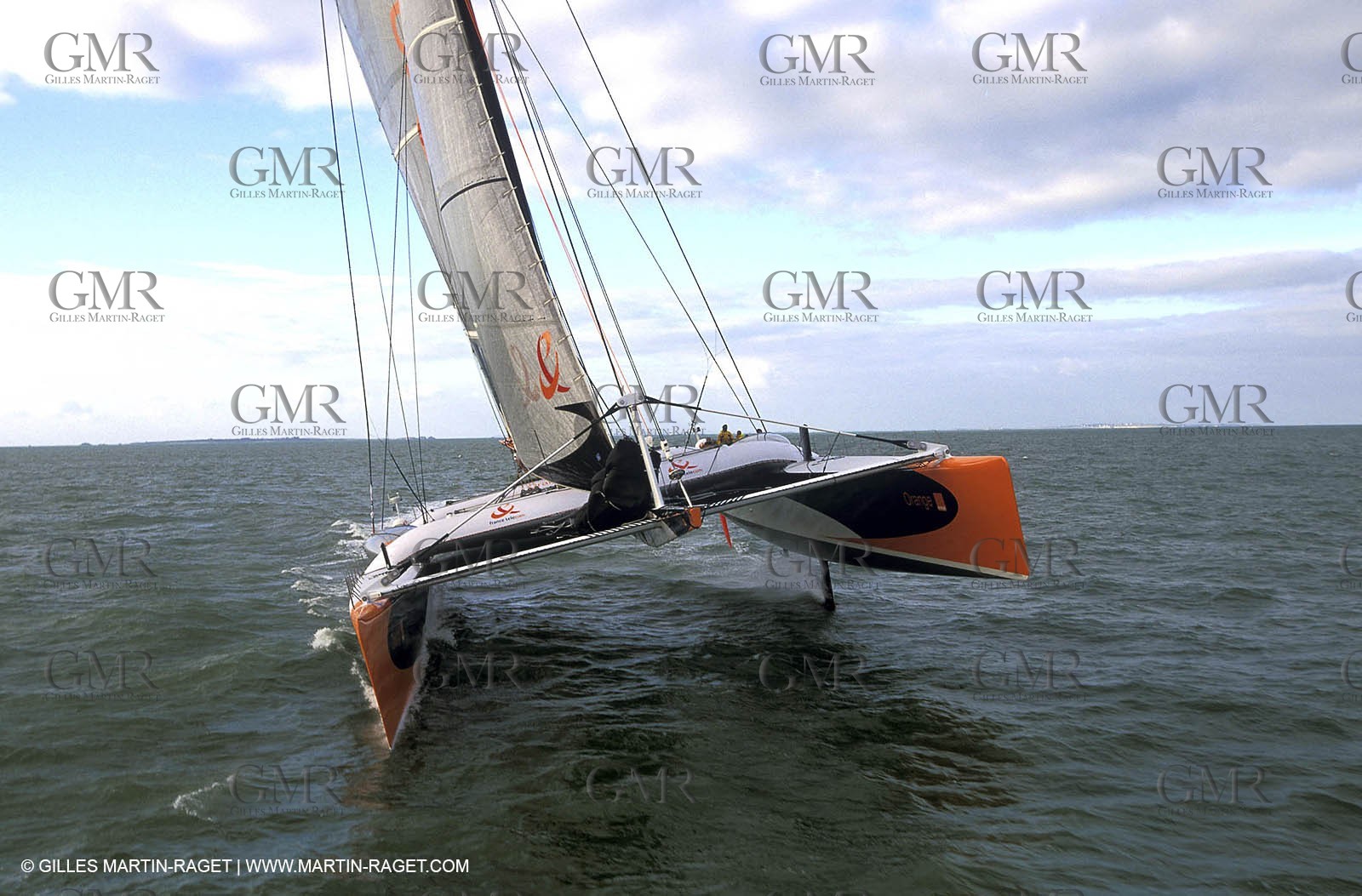 La Trinité mer - Orange II first sea trials