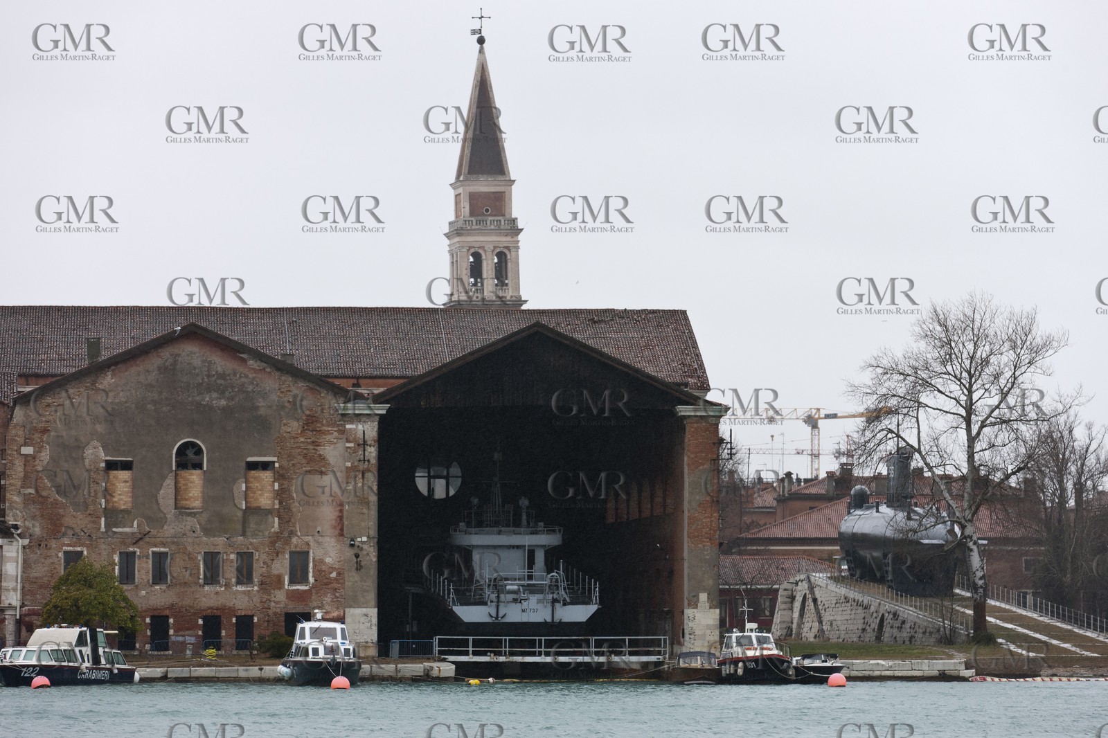 20 02 2012 - Venezia (ITA) - 34th America'sCup - Venezia 2012 America's Cup World Series - The Arsenale where the AC45 moorings, public village, media center and Club 45 will be located
