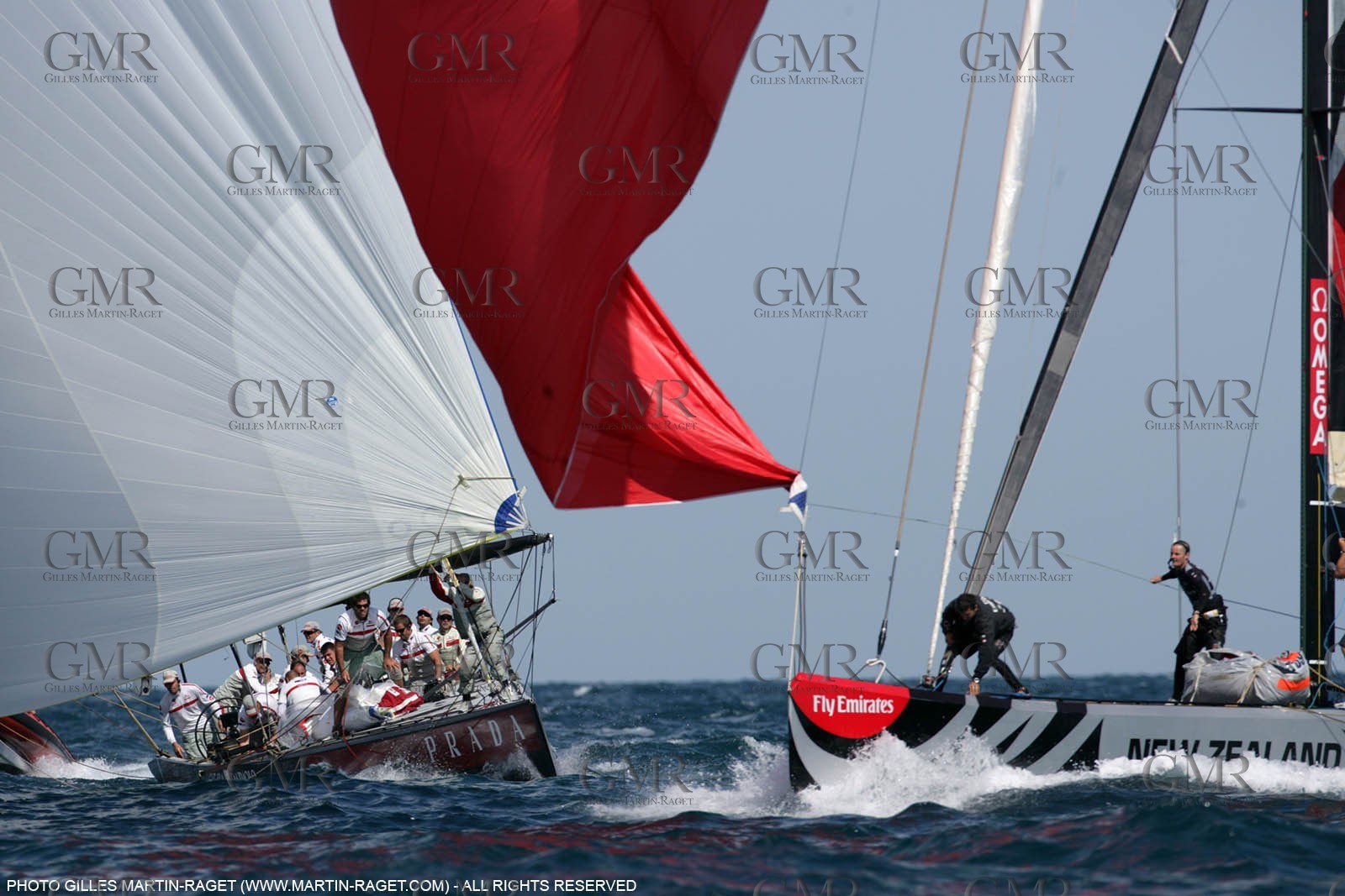 01 06 2007-Valencia (Spain)- 32nd America's Cup - Louis Vuitton Cup Final - Day 1