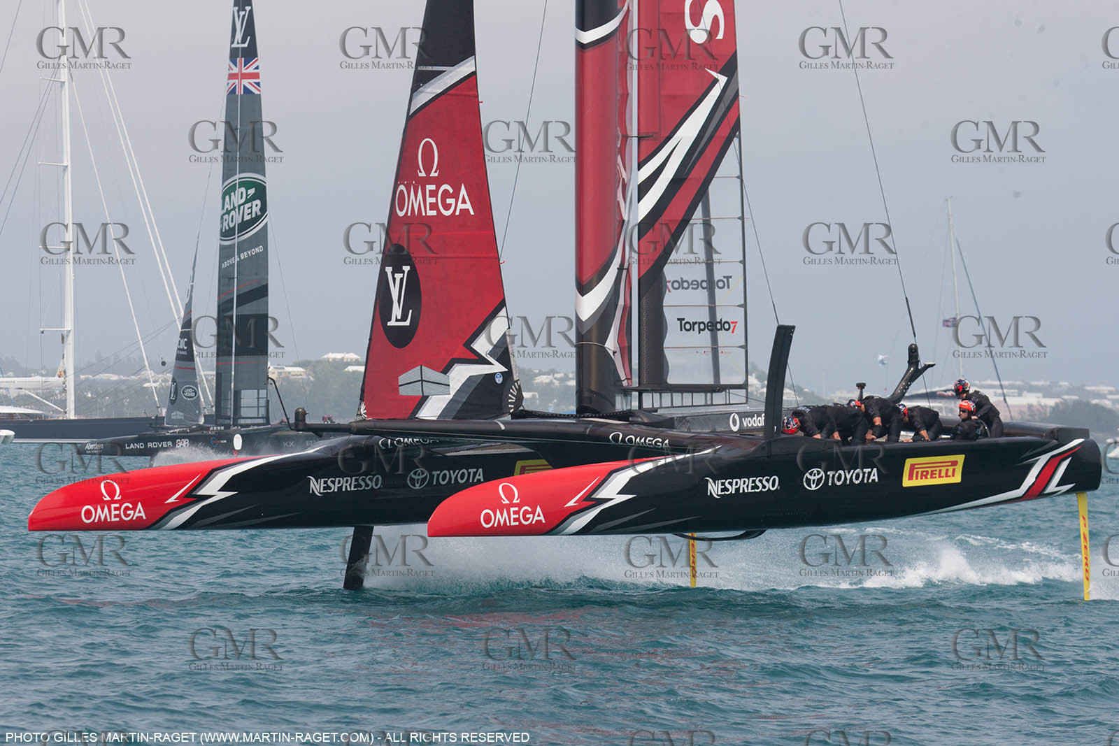 08 06 2017 - Bermuda (BDA) - 35th America's Cup Bermuda 2017 - Louis Vuitton America's Cup Playoffs semi-finals, Day 5